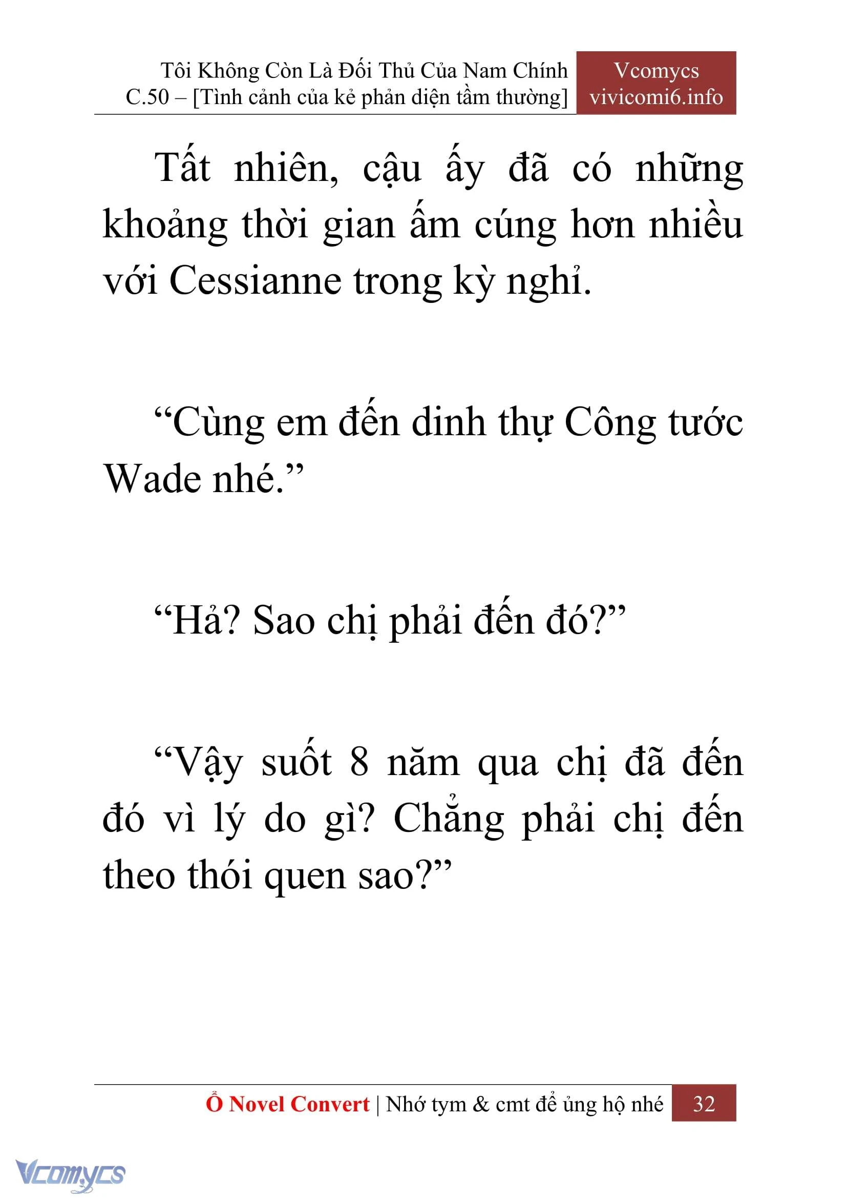 [Novel] Tôi Không Còn Là Đối Thủ Của Nam Chính Chapter  50 - 34