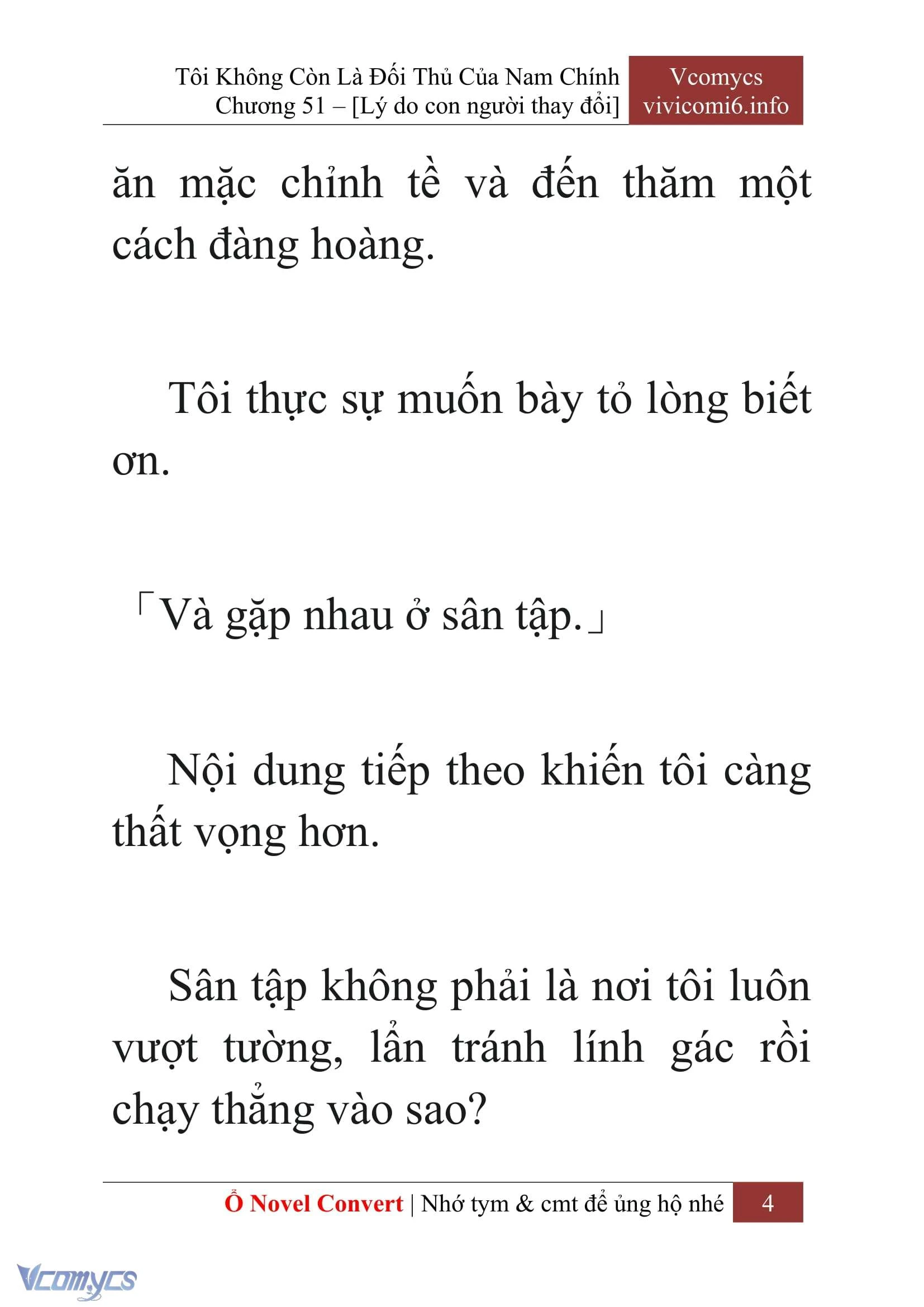 [Novel] Tôi Không Còn Là Đối Thủ Của Nam Chính Chapter  51 - 6
