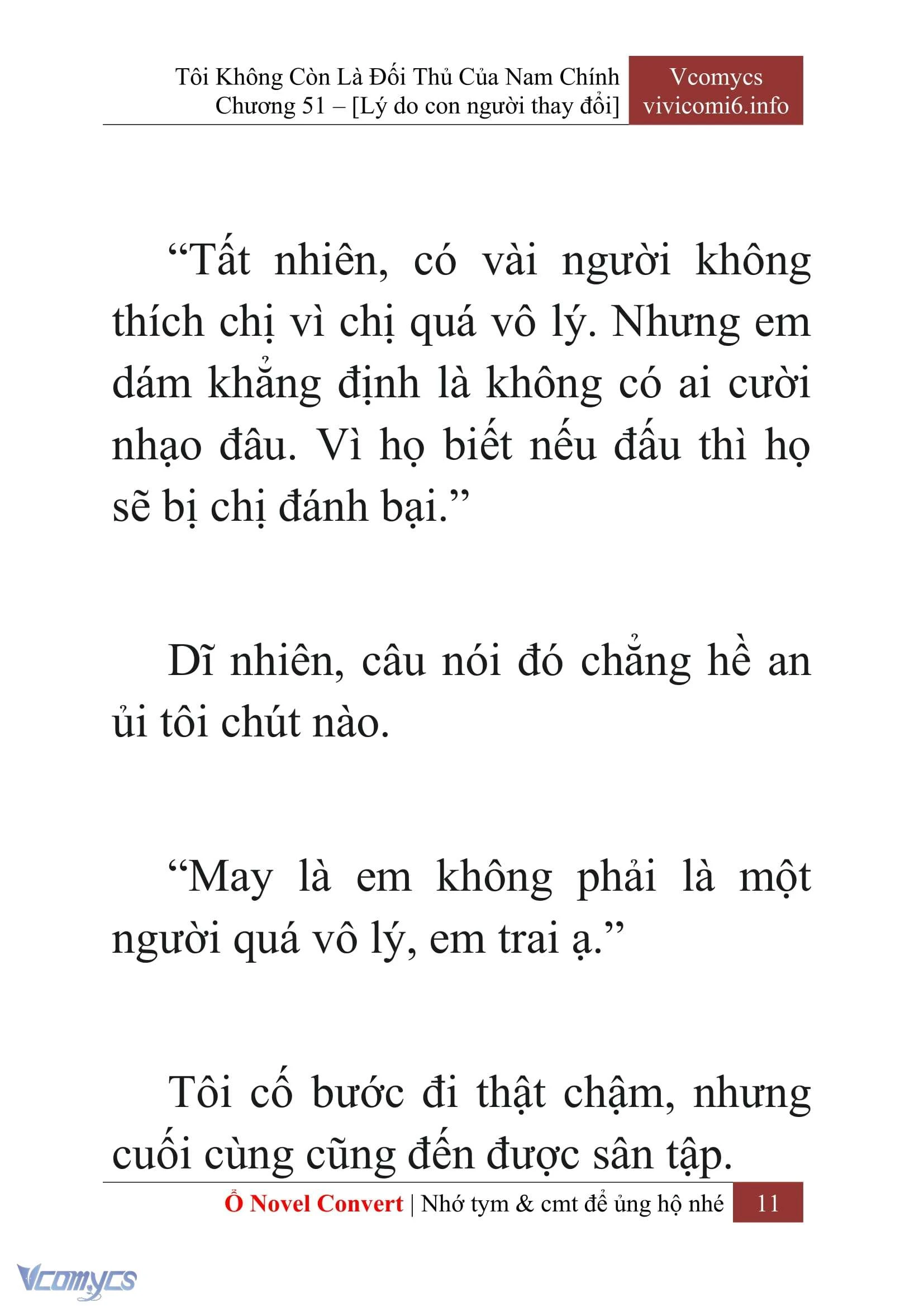 [Novel] Tôi Không Còn Là Đối Thủ Của Nam Chính Chapter  51 - 13
