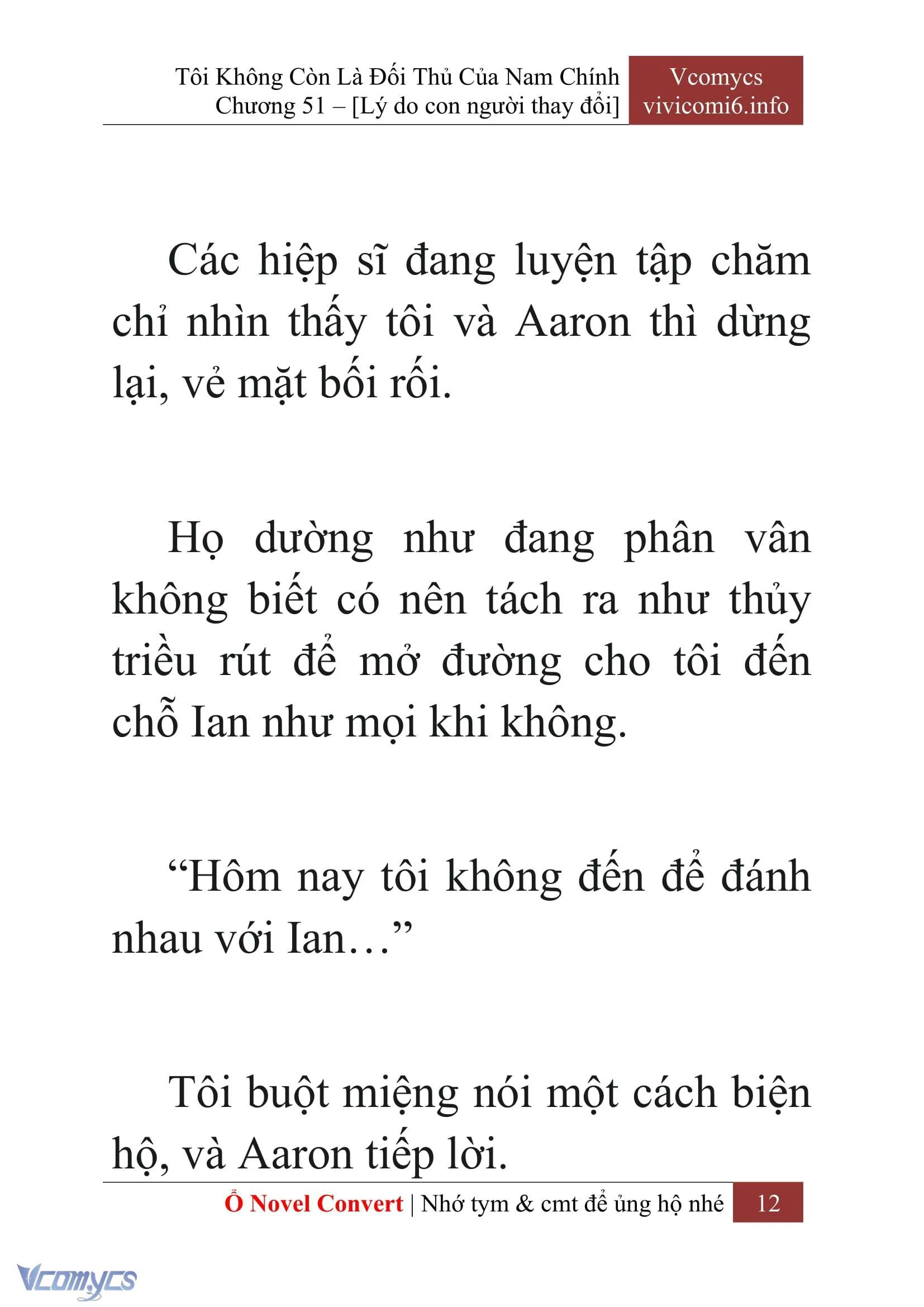 [Novel] Tôi Không Còn Là Đối Thủ Của Nam Chính Chapter  51 - 14