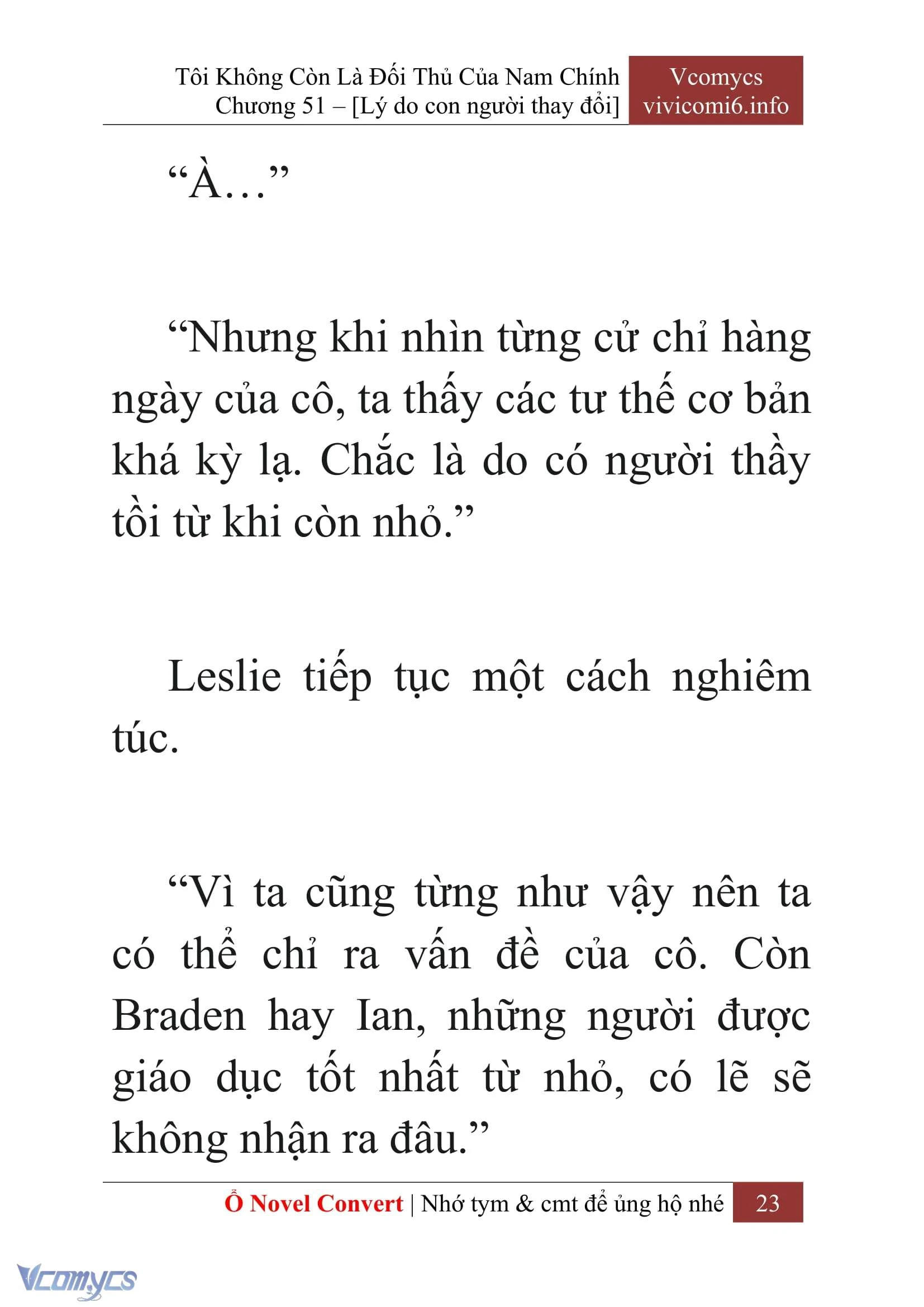 [Novel] Tôi Không Còn Là Đối Thủ Của Nam Chính Chapter  51 - 25