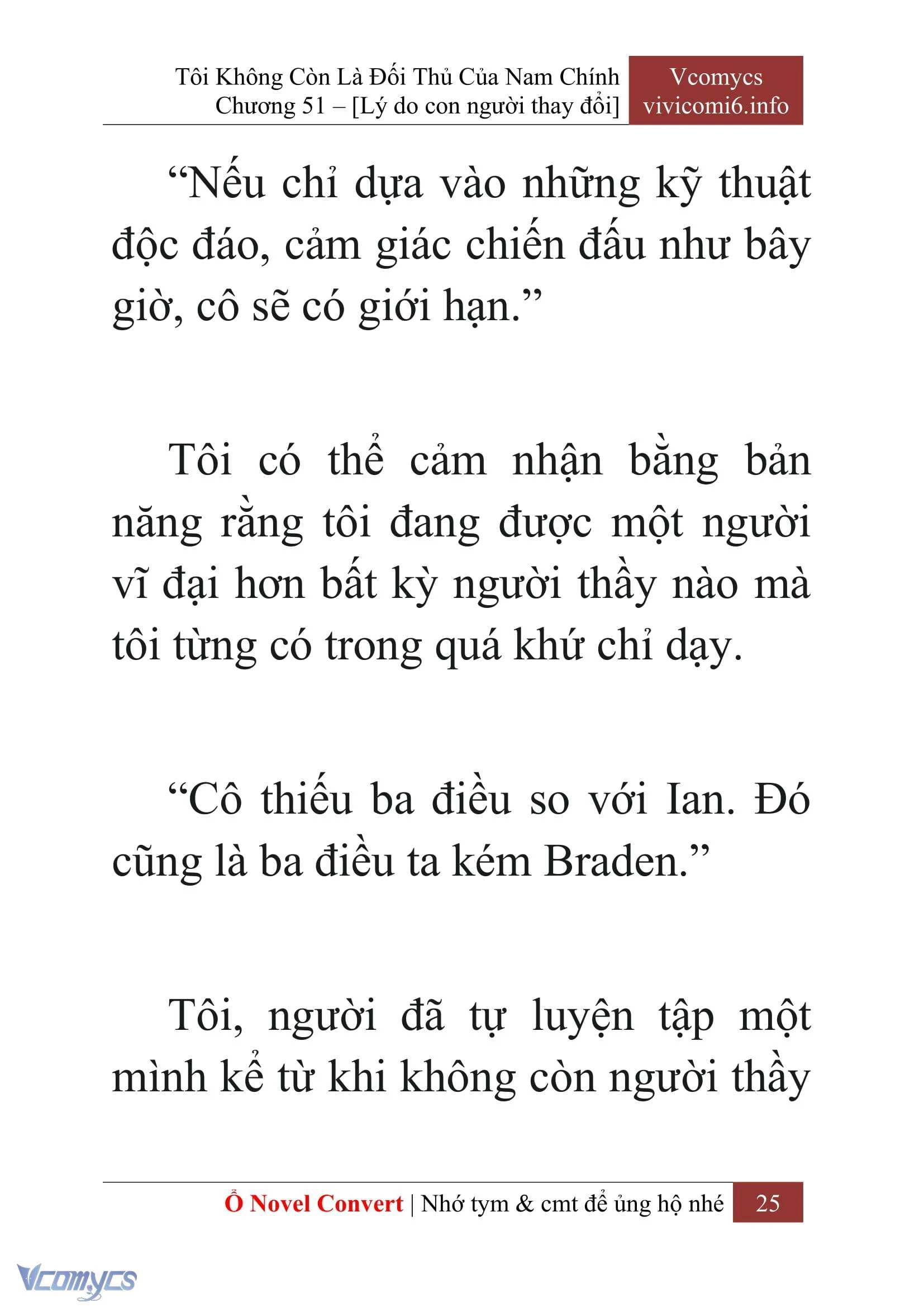 [Novel] Tôi Không Còn Là Đối Thủ Của Nam Chính Chapter  51 - 27