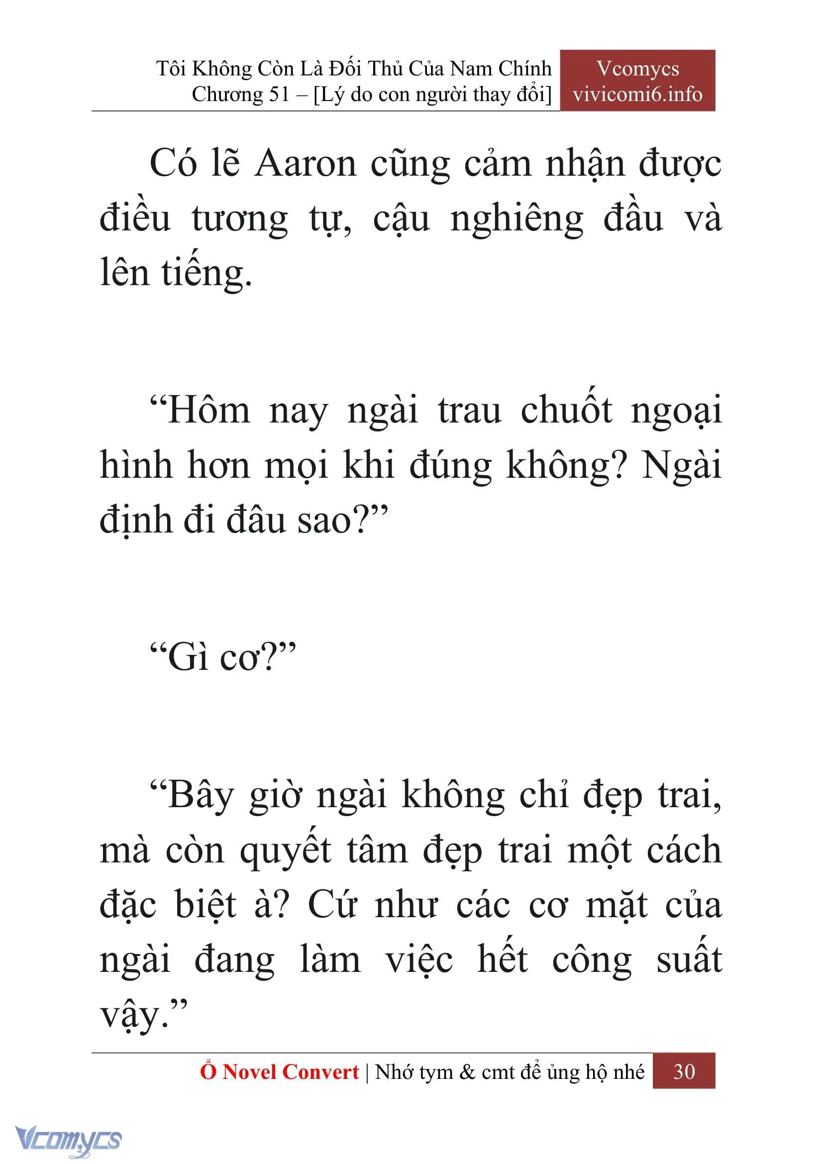 [Novel] Tôi Không Còn Là Đối Thủ Của Nam Chính Chapter  51 - 32