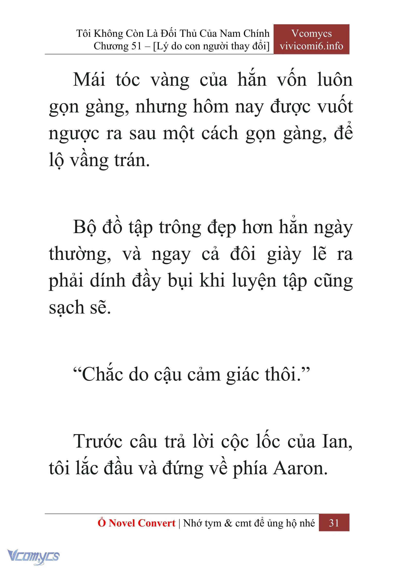 [Novel] Tôi Không Còn Là Đối Thủ Của Nam Chính Chapter  51 - 33