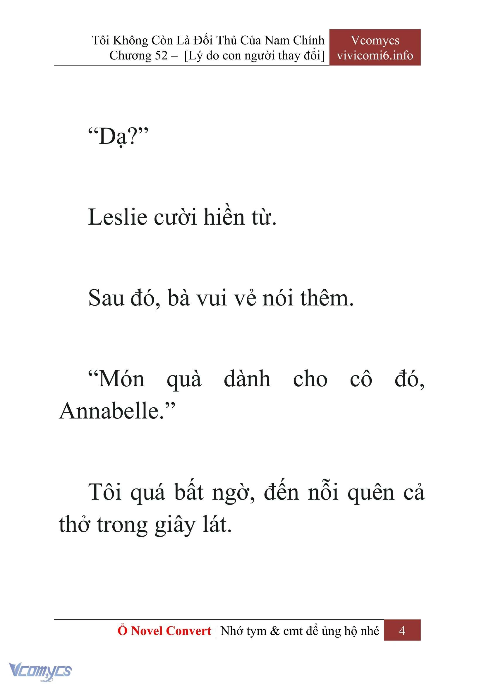 [Novel] Tôi Không Còn Là Đối Thủ Của Nam Chính Chapter  52 - 6