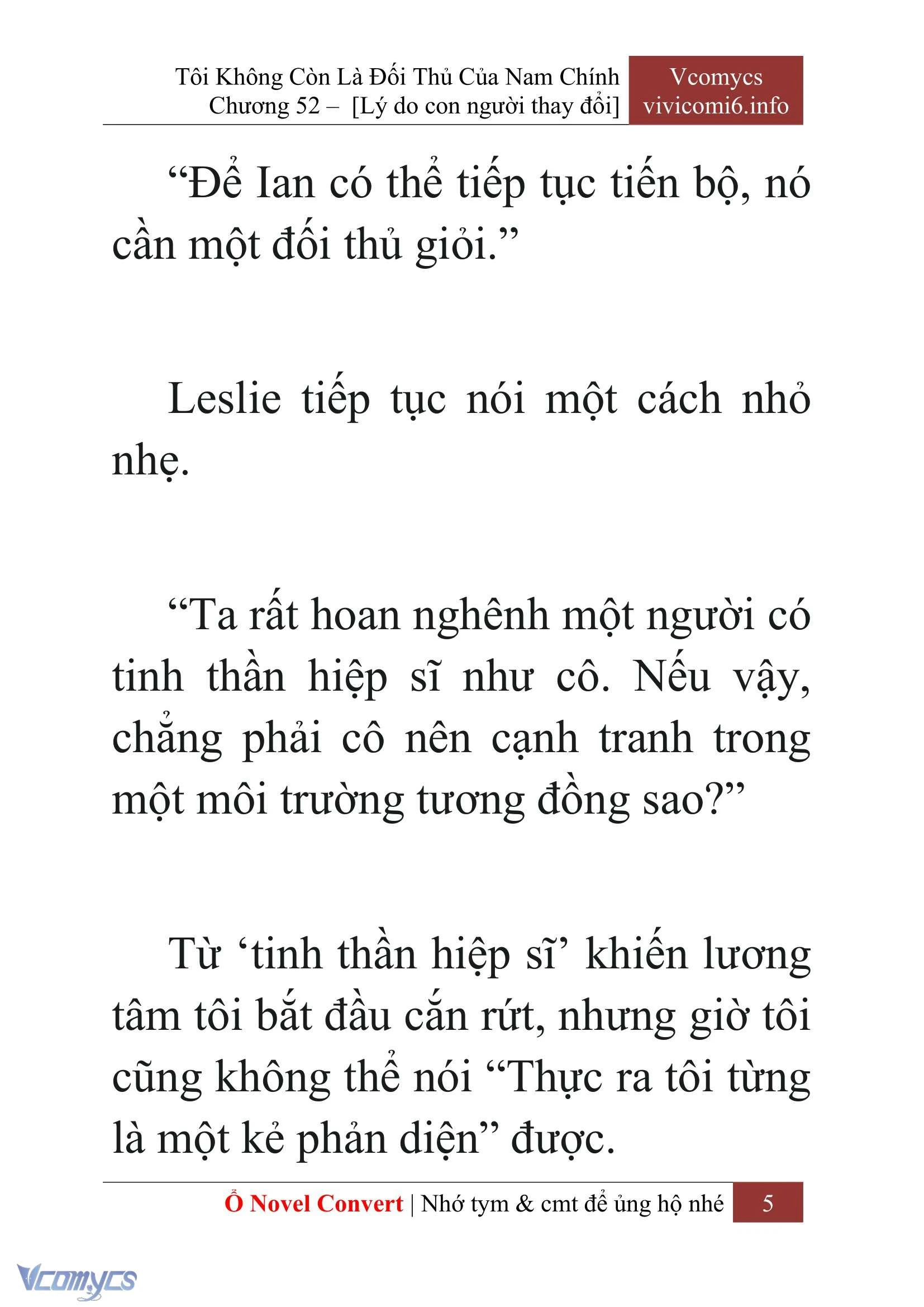[Novel] Tôi Không Còn Là Đối Thủ Của Nam Chính Chapter  52 - 7