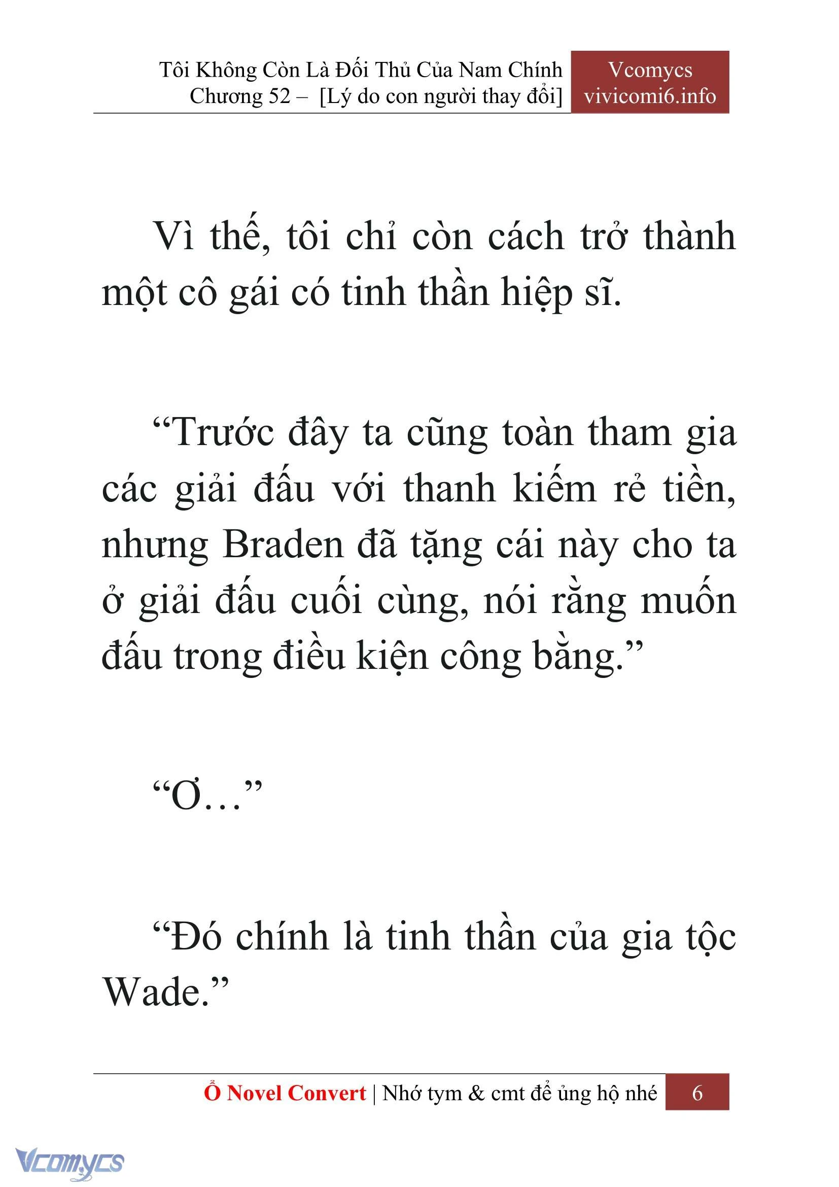 [Novel] Tôi Không Còn Là Đối Thủ Của Nam Chính Chapter  52 - 8