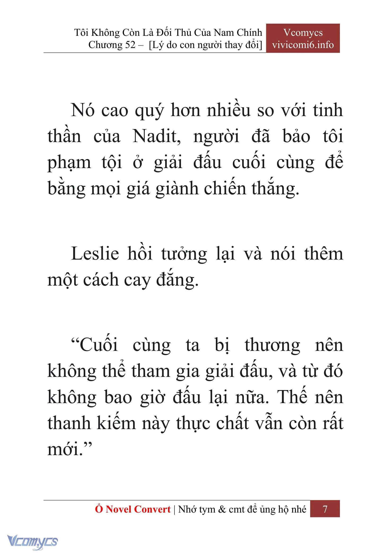 [Novel] Tôi Không Còn Là Đối Thủ Của Nam Chính Chapter  52 - 9