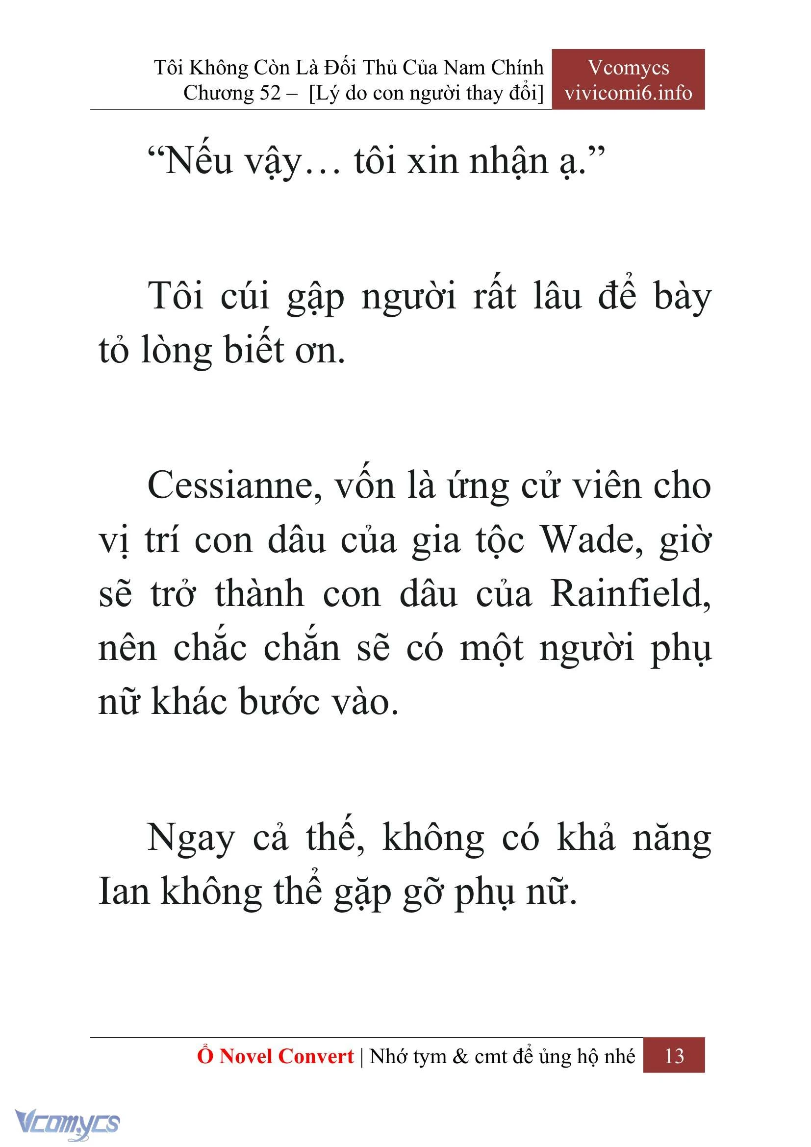 [Novel] Tôi Không Còn Là Đối Thủ Của Nam Chính Chapter  52 - 15
