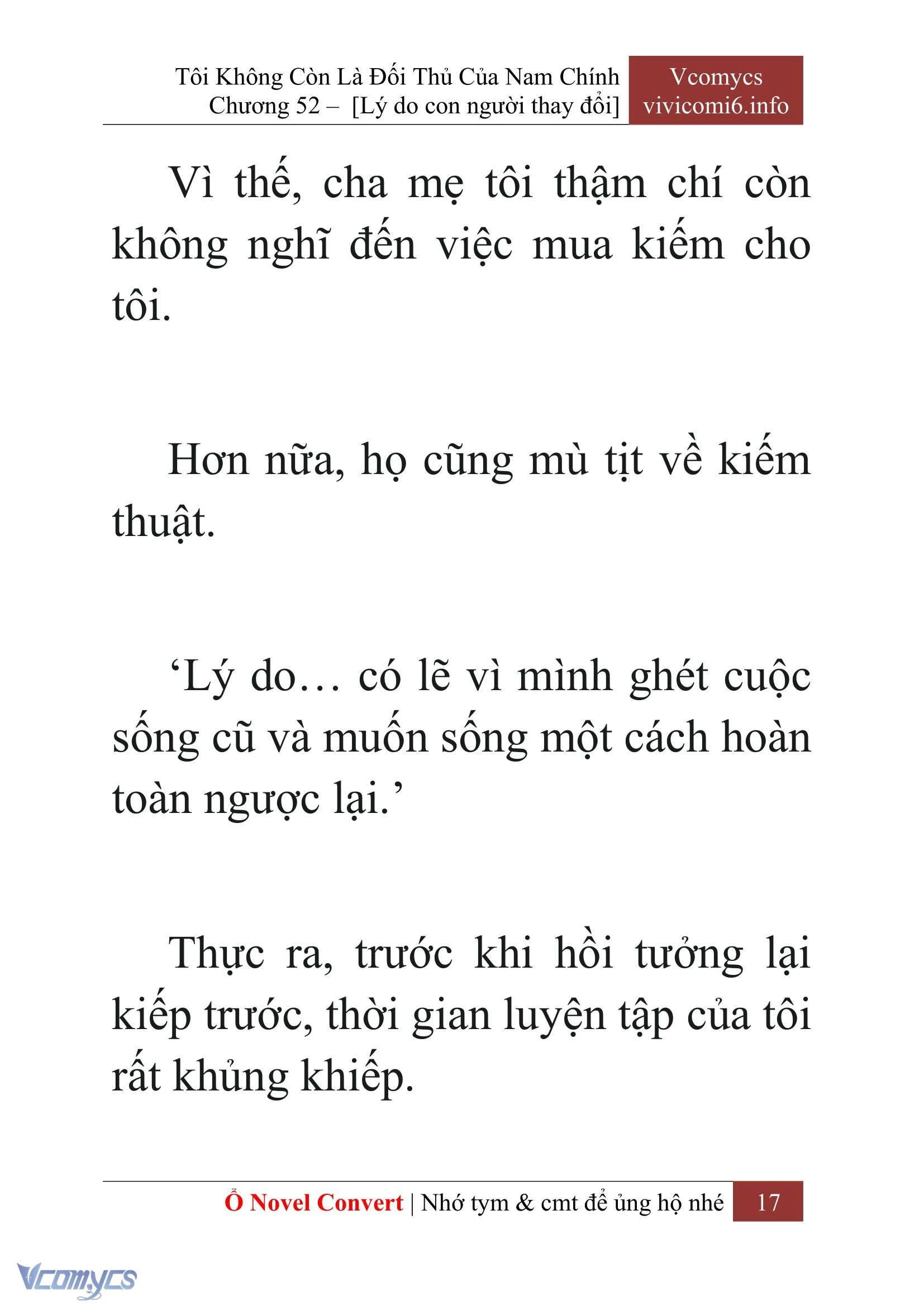 [Novel] Tôi Không Còn Là Đối Thủ Của Nam Chính Chapter  52 - 19
