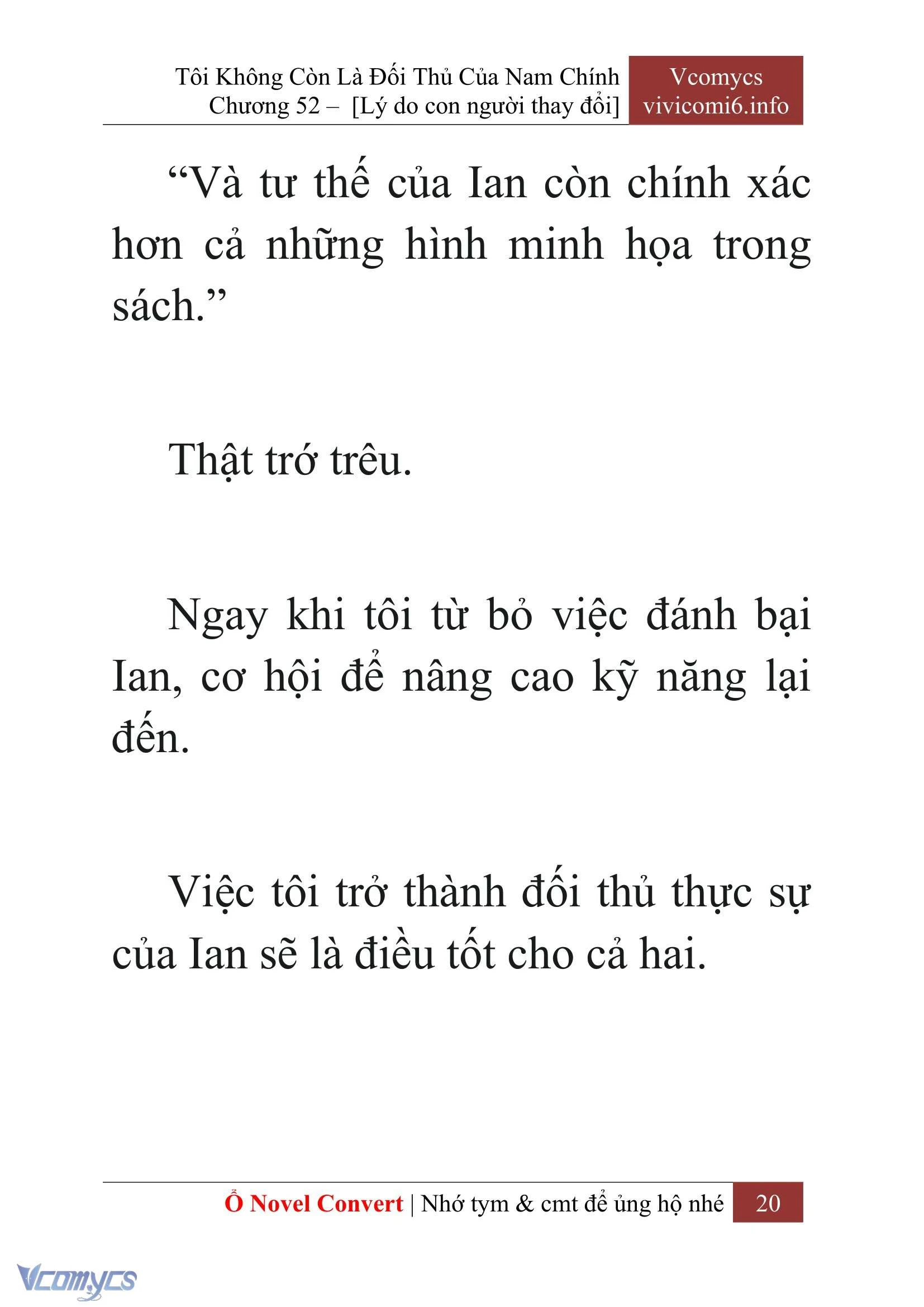 [Novel] Tôi Không Còn Là Đối Thủ Của Nam Chính Chapter  52 - 22