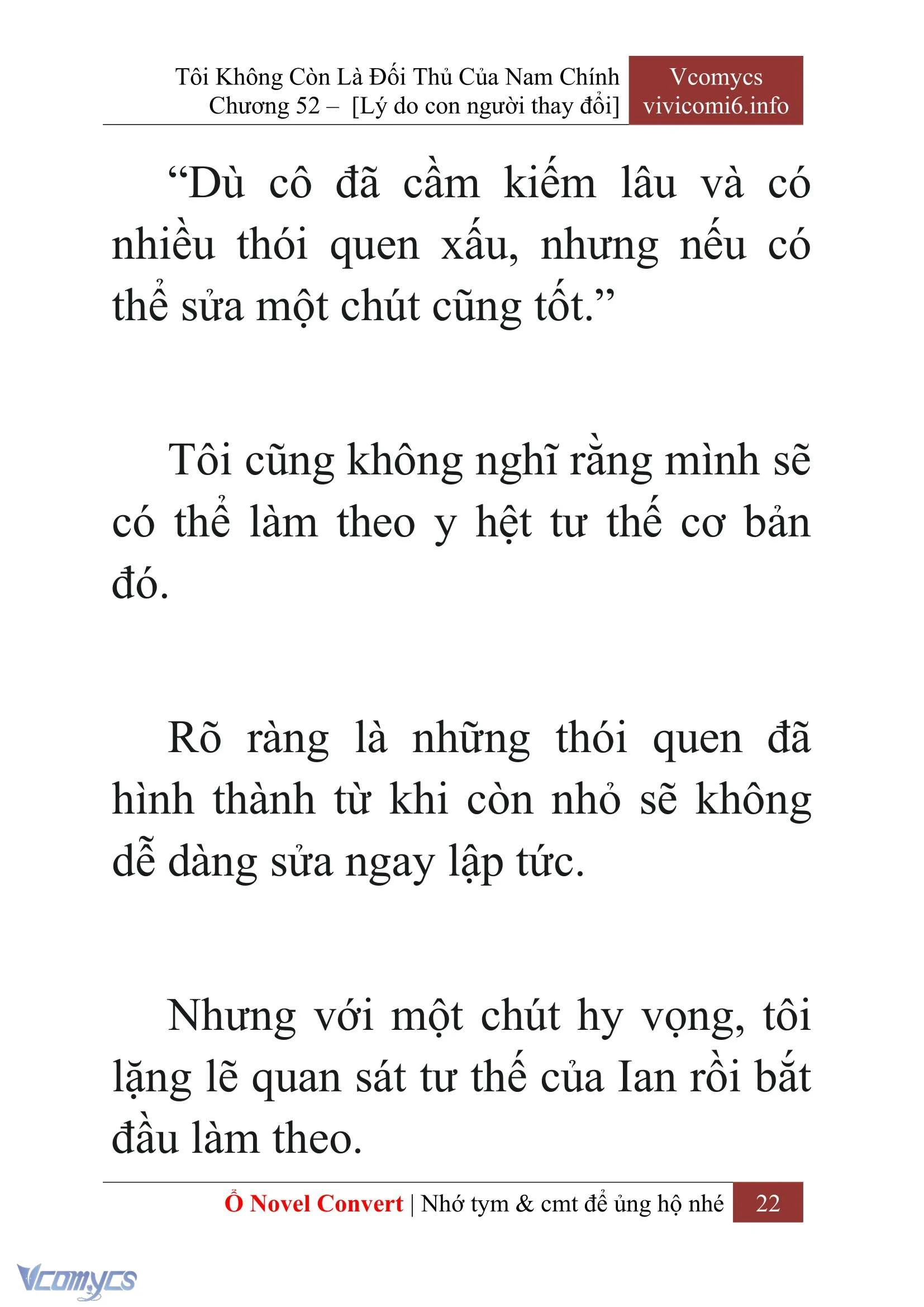 [Novel] Tôi Không Còn Là Đối Thủ Của Nam Chính Chapter  52 - 24