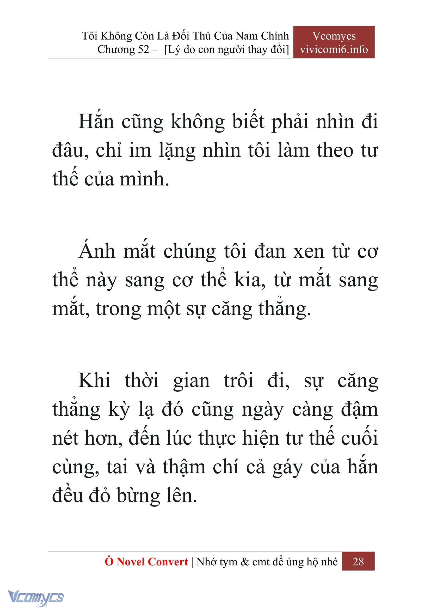 [Novel] Tôi Không Còn Là Đối Thủ Của Nam Chính Chapter  52 - 30