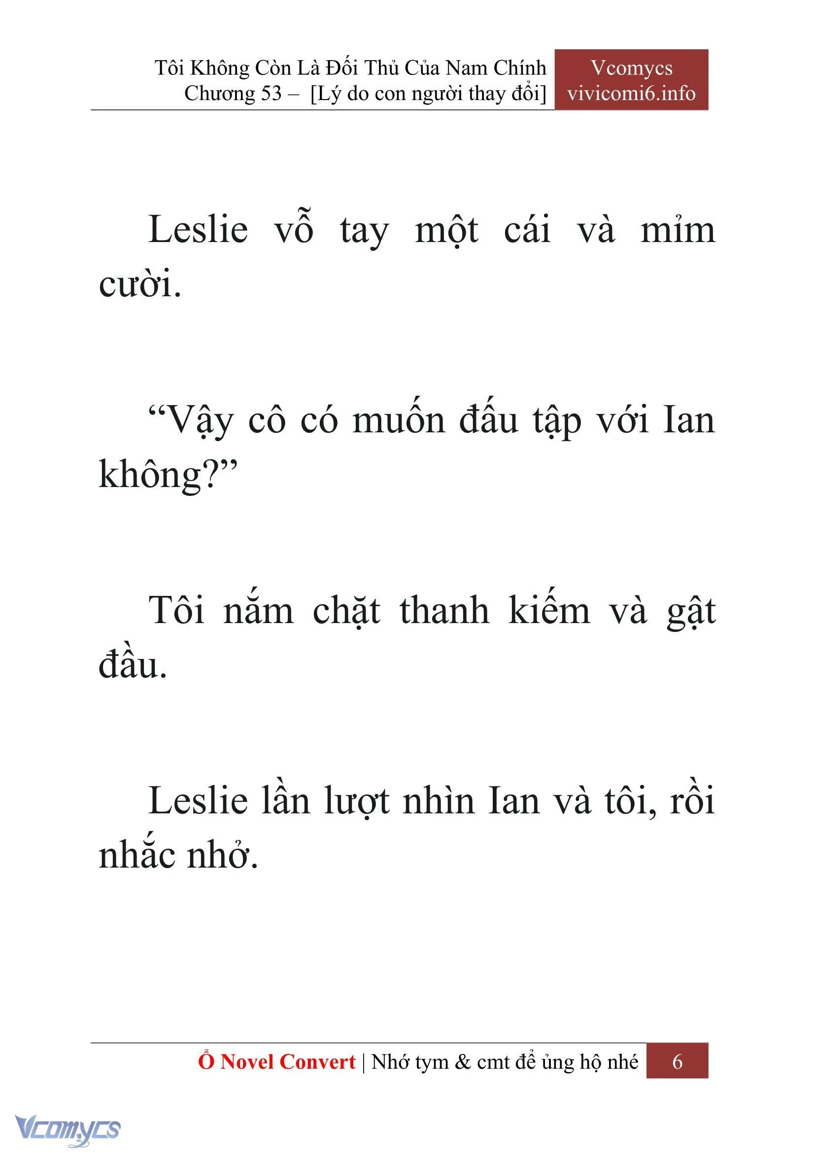 [Novel] Tôi Không Còn Là Đối Thủ Của Nam Chính Chapter  53 - 8