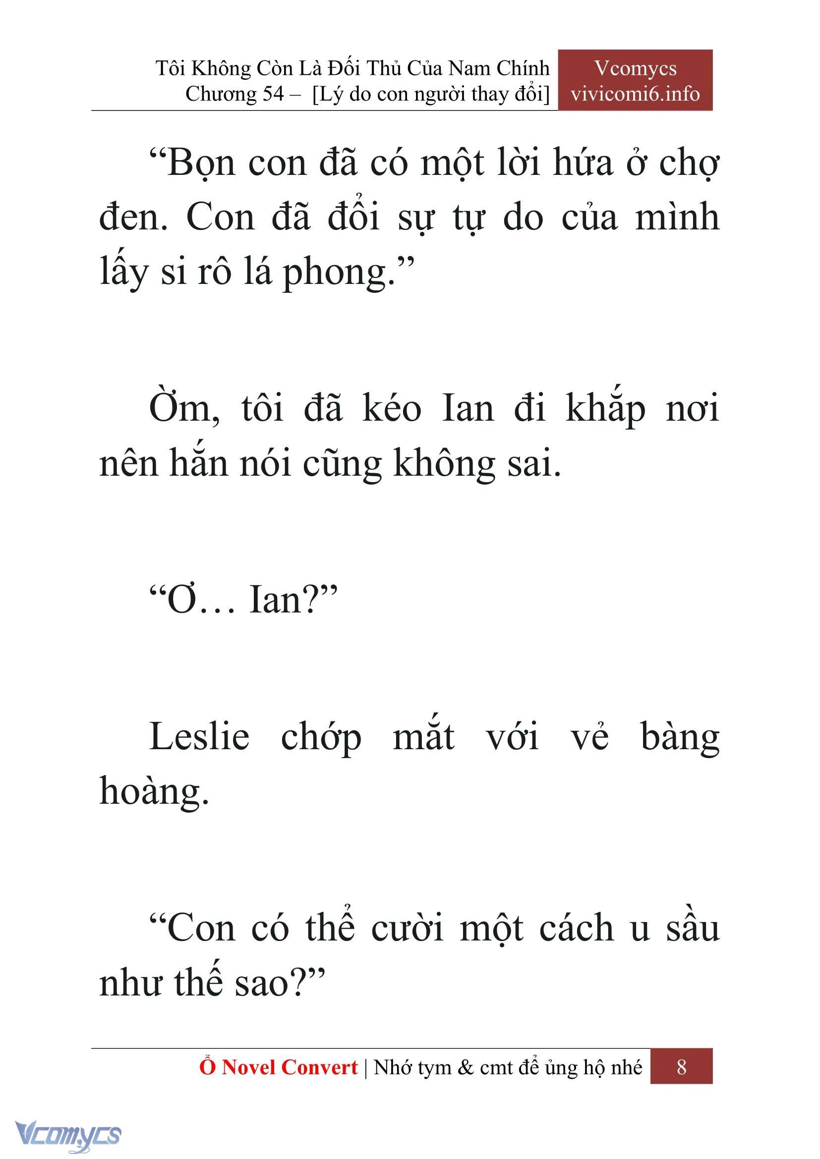 [Novel] Tôi Không Còn Là Đối Thủ Của Nam Chính Chapter  54 - 10