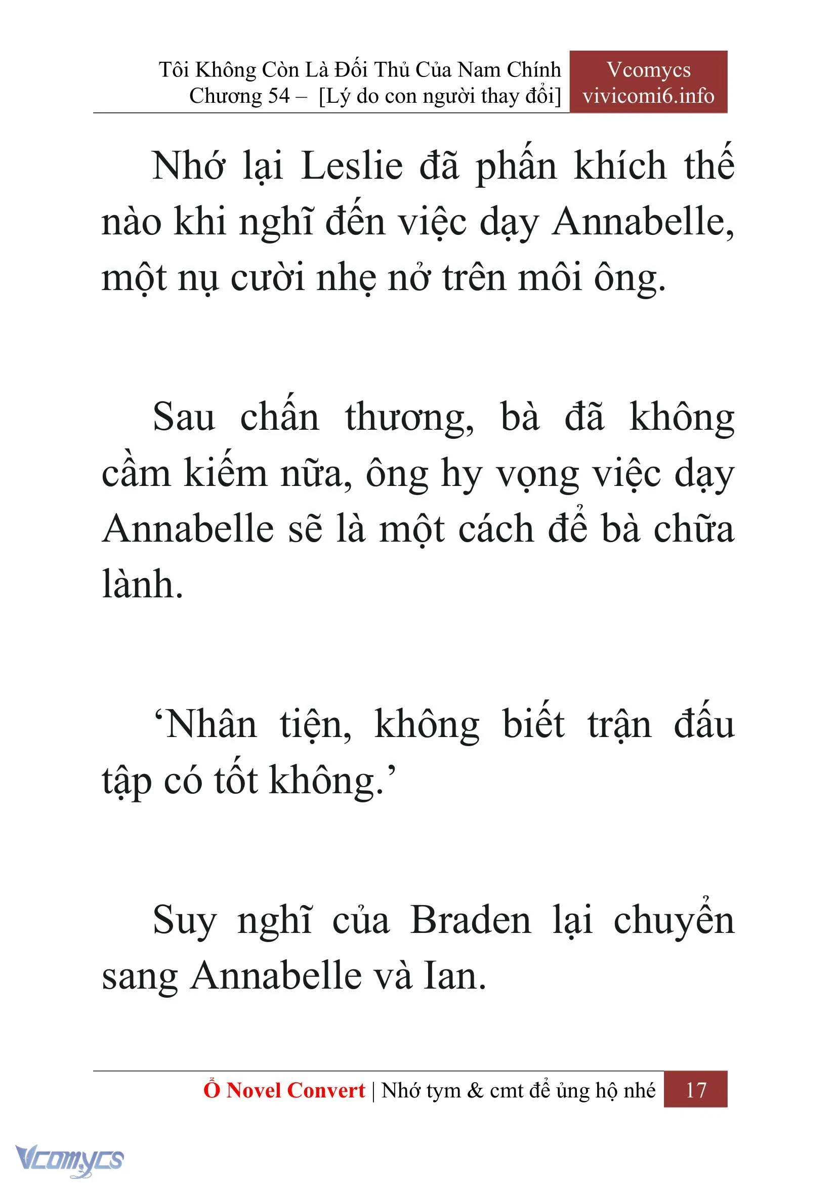 [Novel] Tôi Không Còn Là Đối Thủ Của Nam Chính Chapter  54 - 19