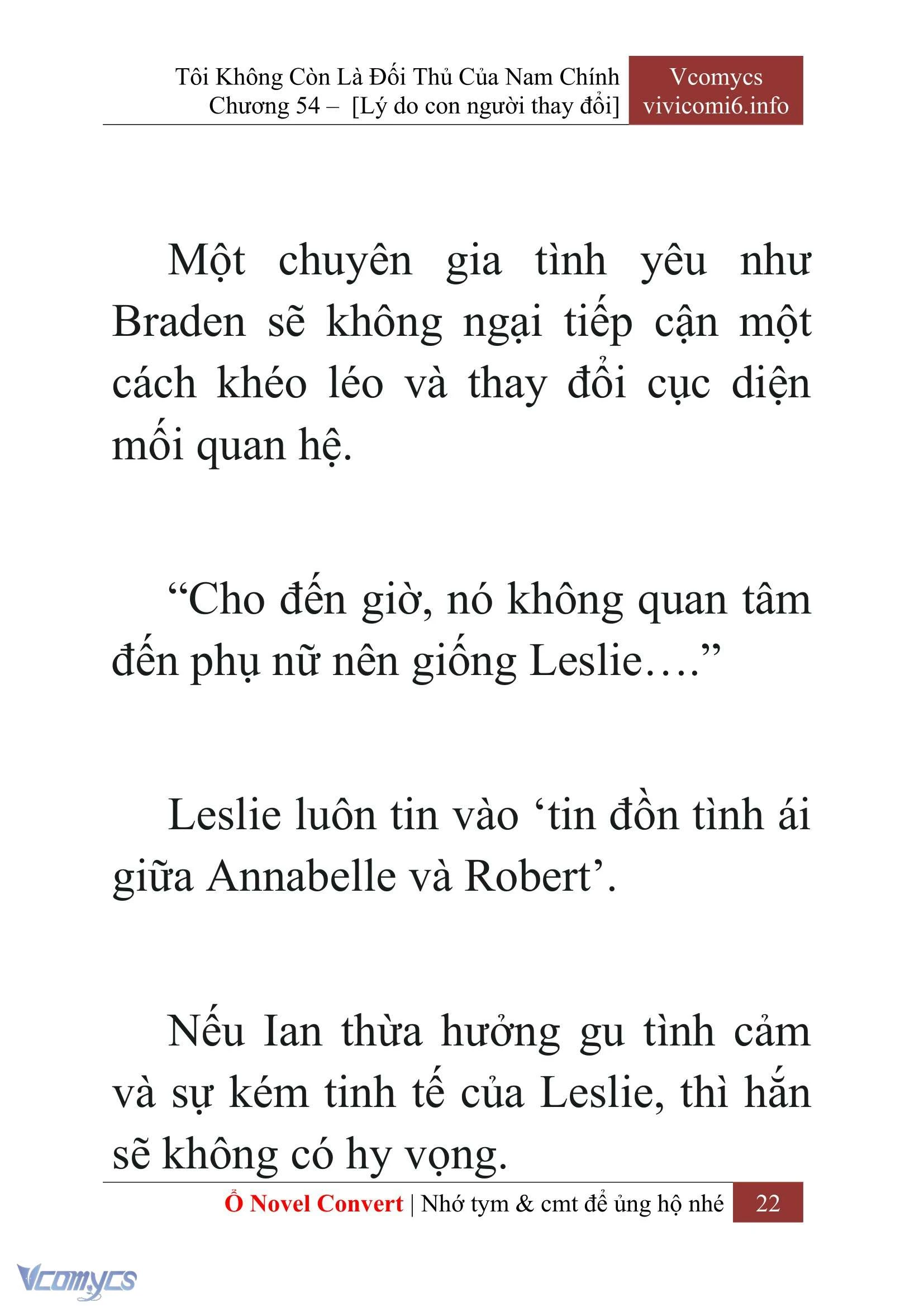 [Novel] Tôi Không Còn Là Đối Thủ Của Nam Chính Chapter  54 - 24