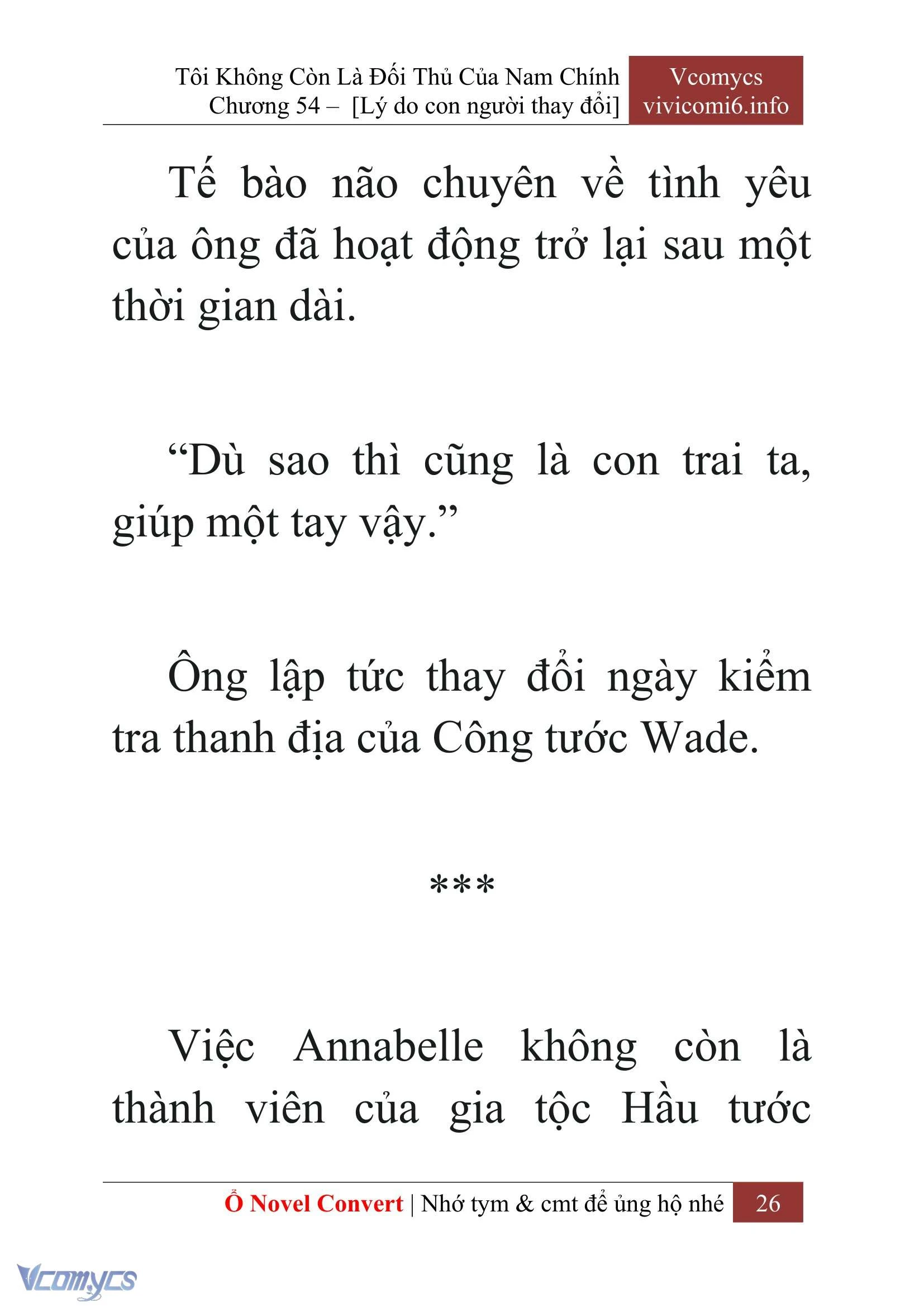 [Novel] Tôi Không Còn Là Đối Thủ Của Nam Chính Chapter  54 - 28