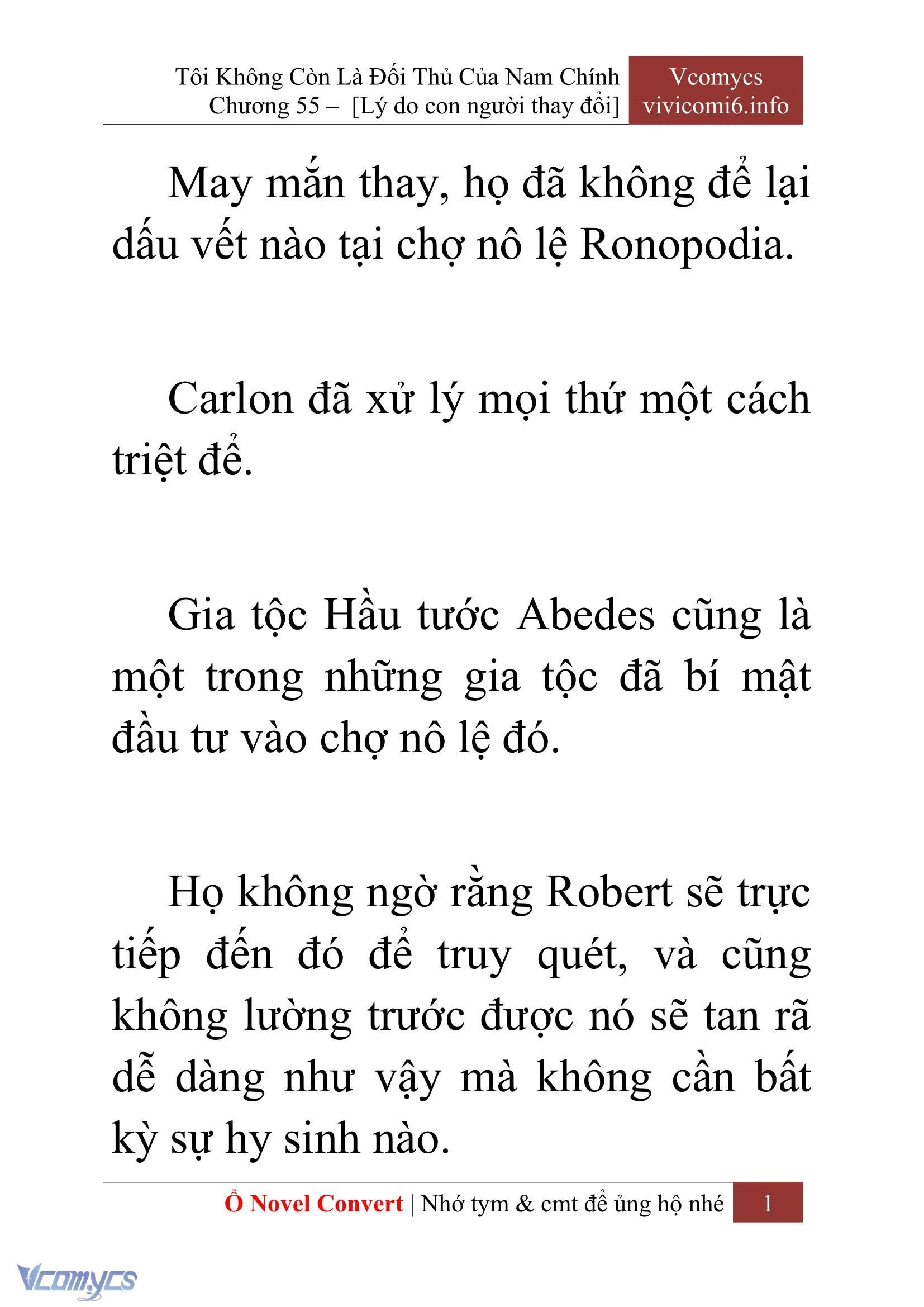 [Novel] Tôi Không Còn Là Đối Thủ Của Nam Chính Chapter  55 - 3