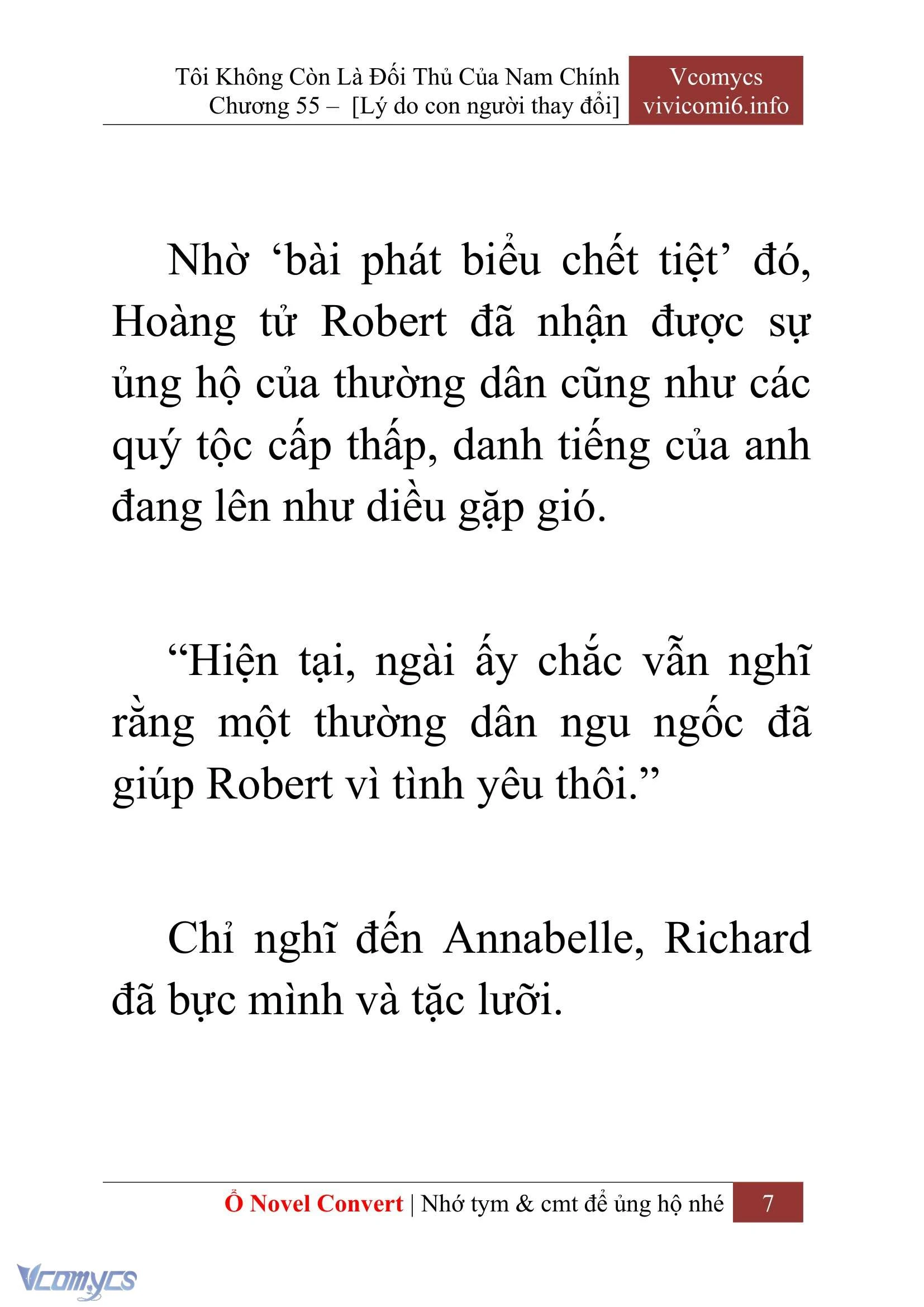 [Novel] Tôi Không Còn Là Đối Thủ Của Nam Chính Chapter  55 - 9