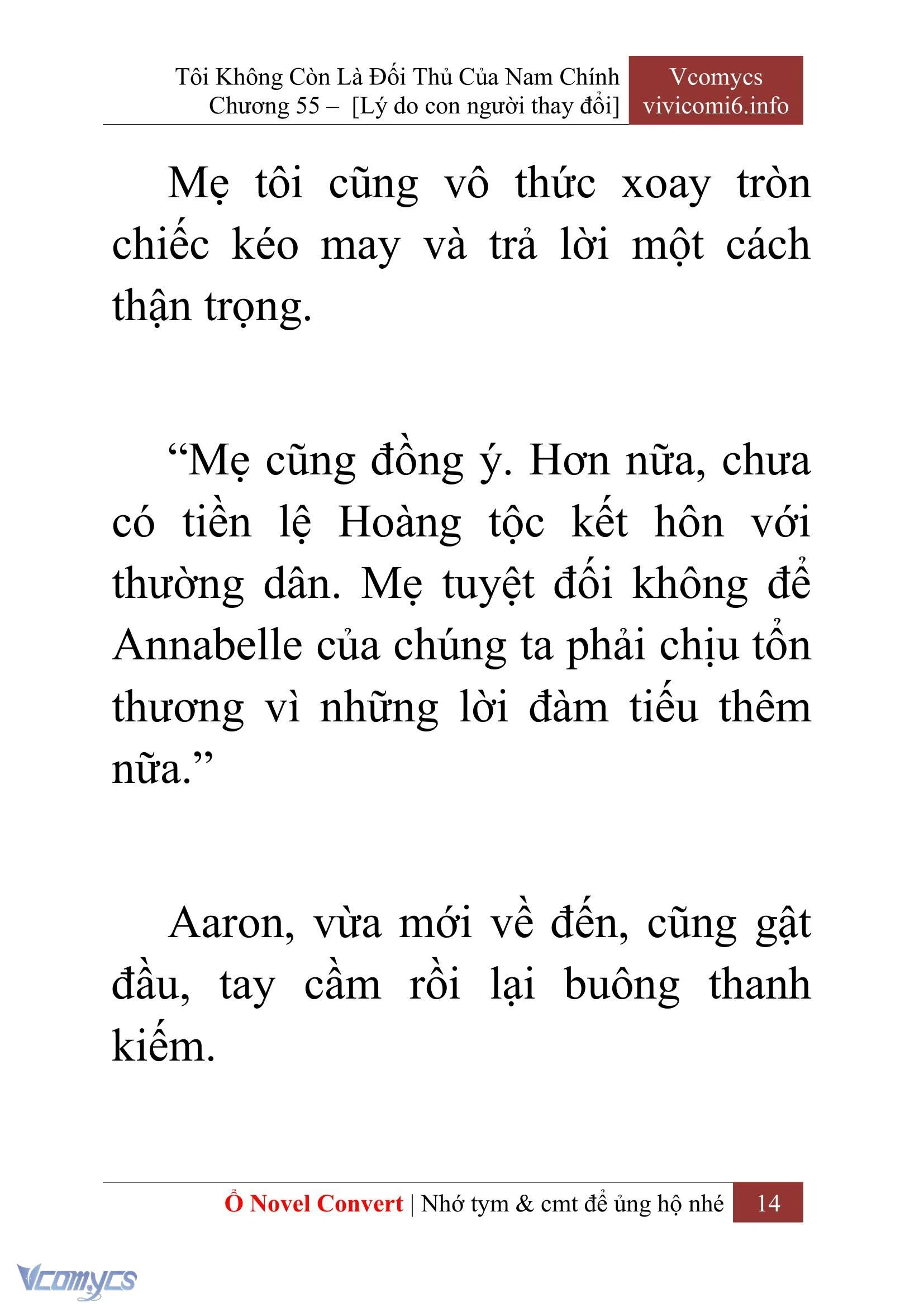 [Novel] Tôi Không Còn Là Đối Thủ Của Nam Chính Chapter  55 - 16