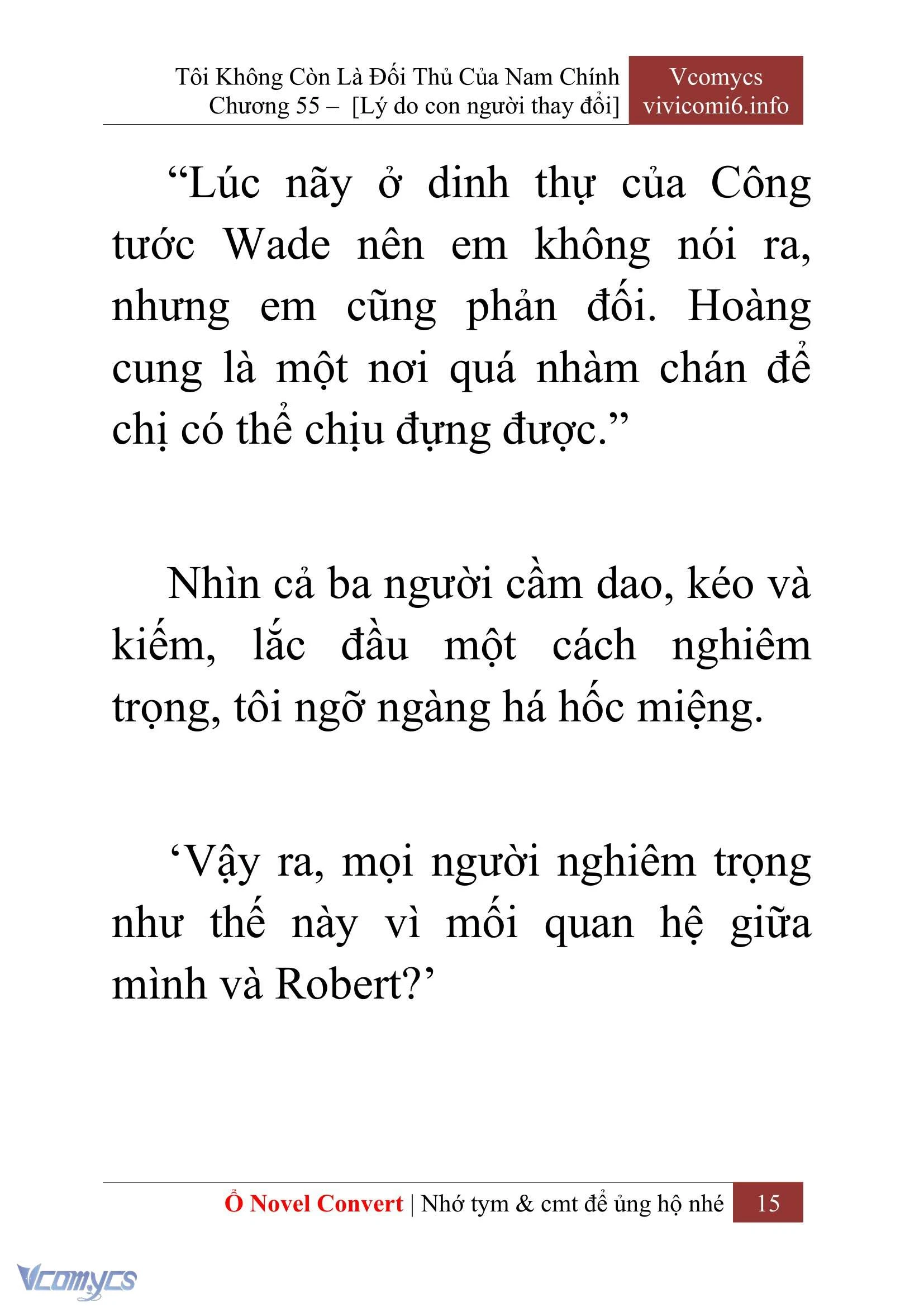 [Novel] Tôi Không Còn Là Đối Thủ Của Nam Chính Chapter  55 - 17