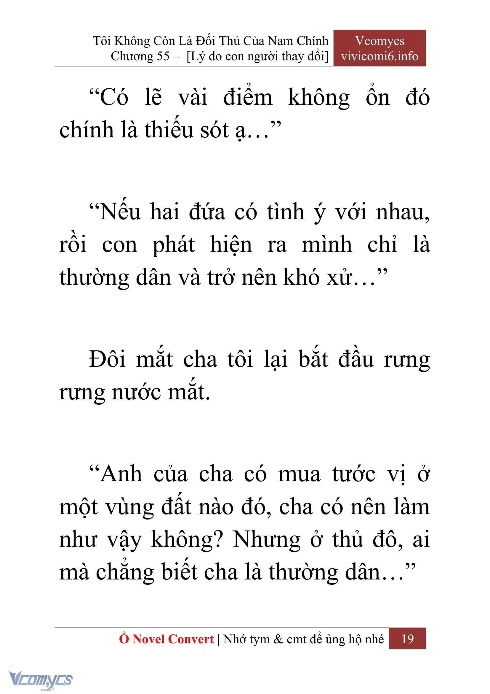 [Novel] Tôi Không Còn Là Đối Thủ Của Nam Chính Chapter  55 - 21