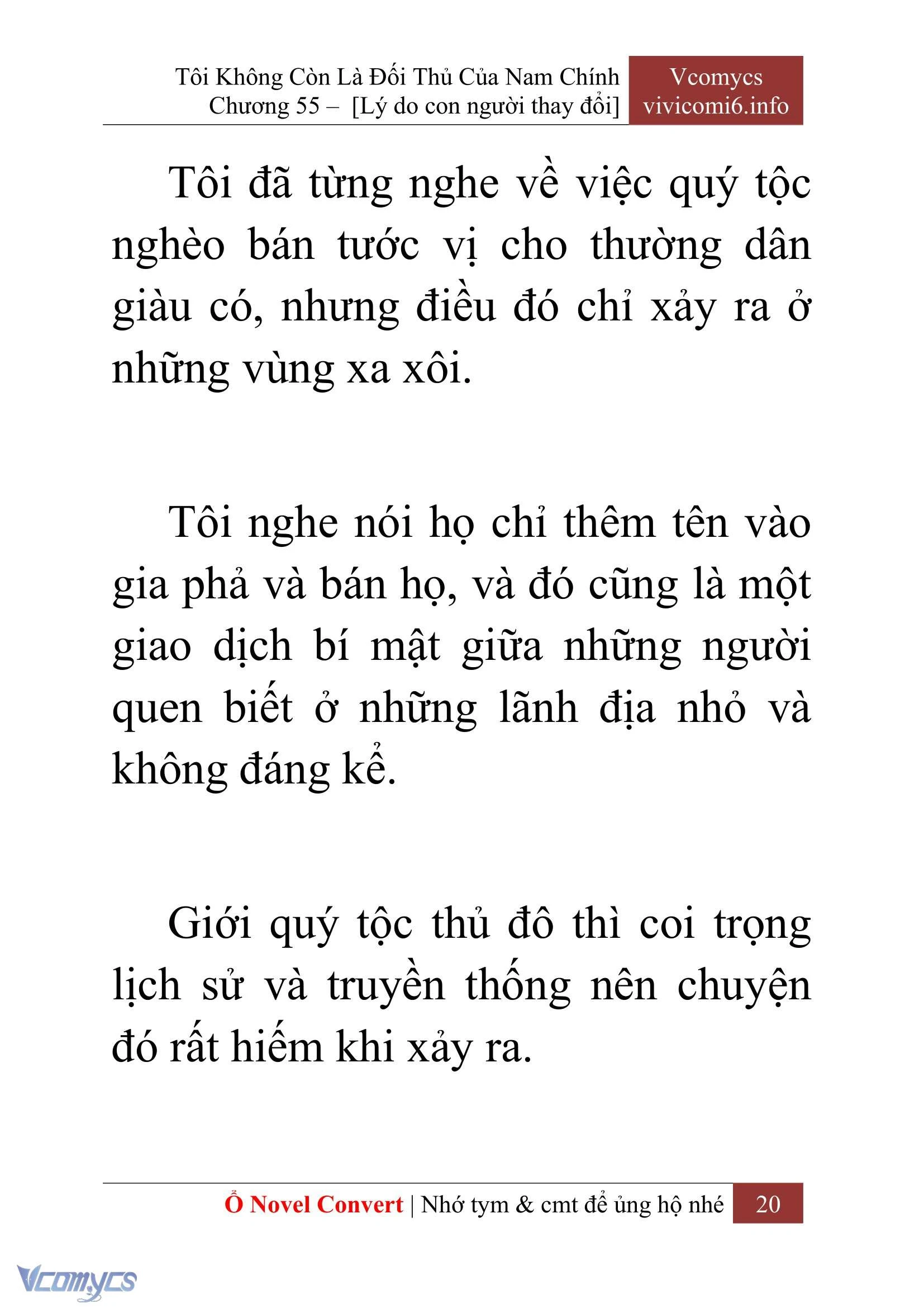 [Novel] Tôi Không Còn Là Đối Thủ Của Nam Chính Chapter  55 - 22
