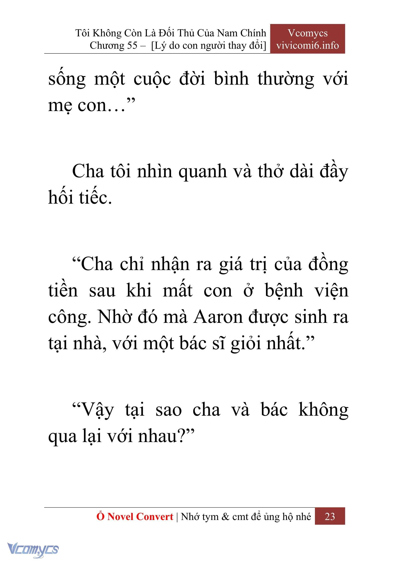 [Novel] Tôi Không Còn Là Đối Thủ Của Nam Chính Chapter  55 - 25