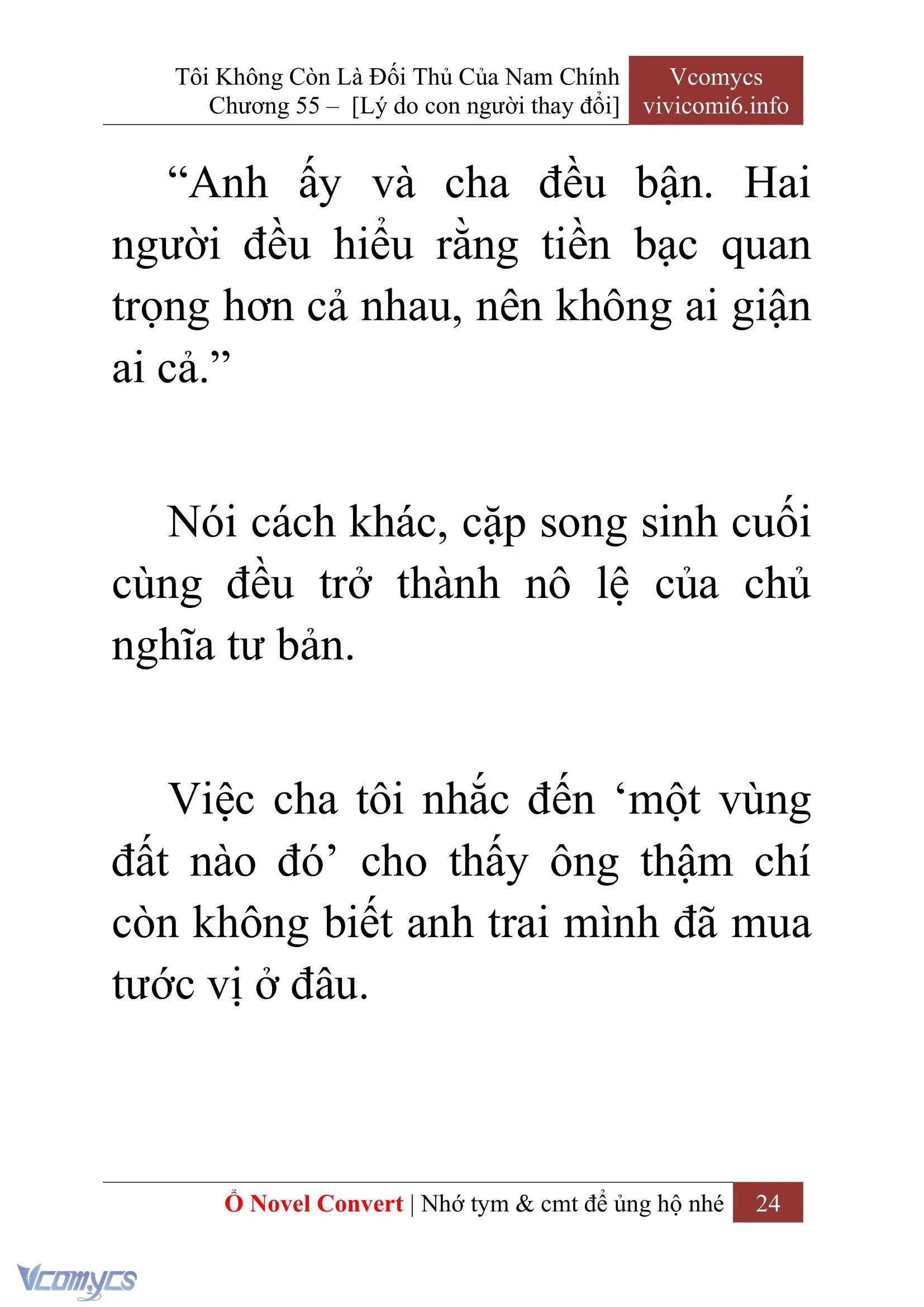 [Novel] Tôi Không Còn Là Đối Thủ Của Nam Chính Chapter  55 - 26