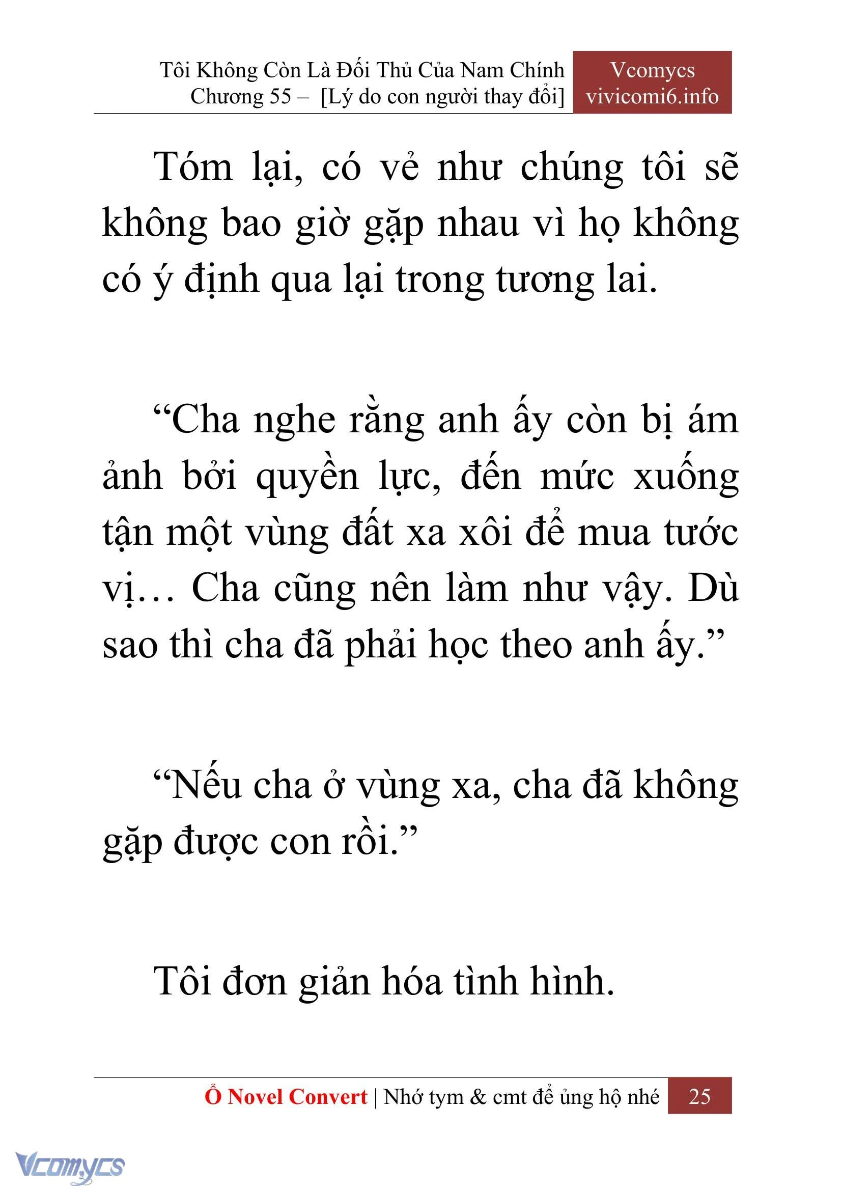[Novel] Tôi Không Còn Là Đối Thủ Của Nam Chính Chapter  55 - 27