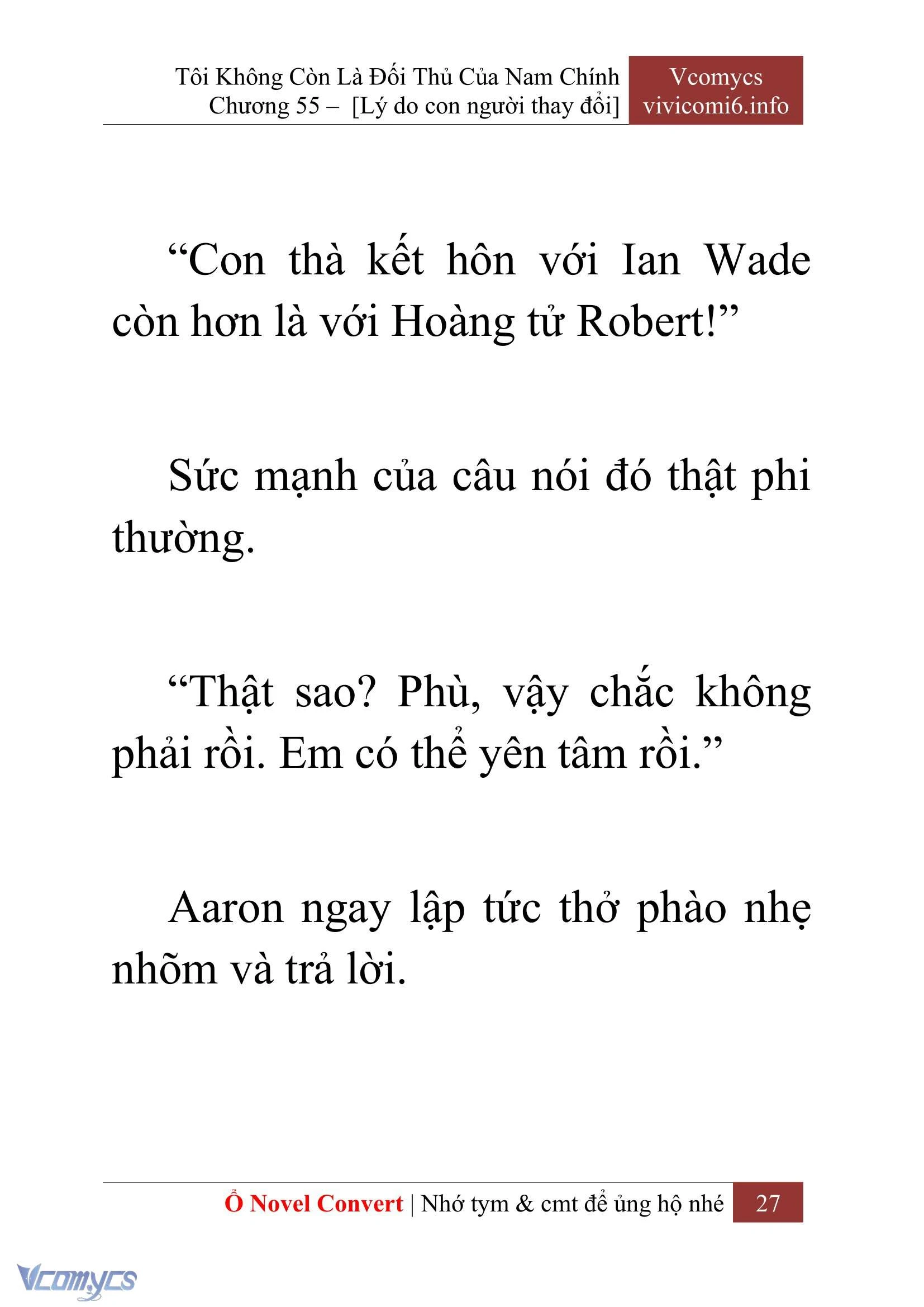 [Novel] Tôi Không Còn Là Đối Thủ Của Nam Chính Chapter  55 - 29