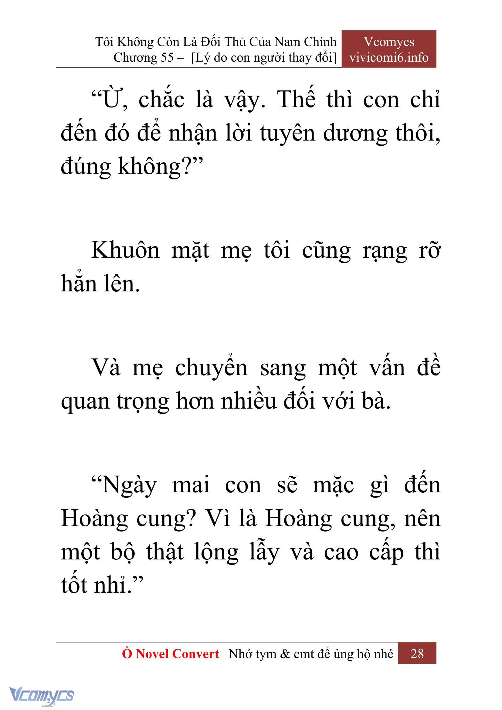 [Novel] Tôi Không Còn Là Đối Thủ Của Nam Chính Chapter  55 - 30