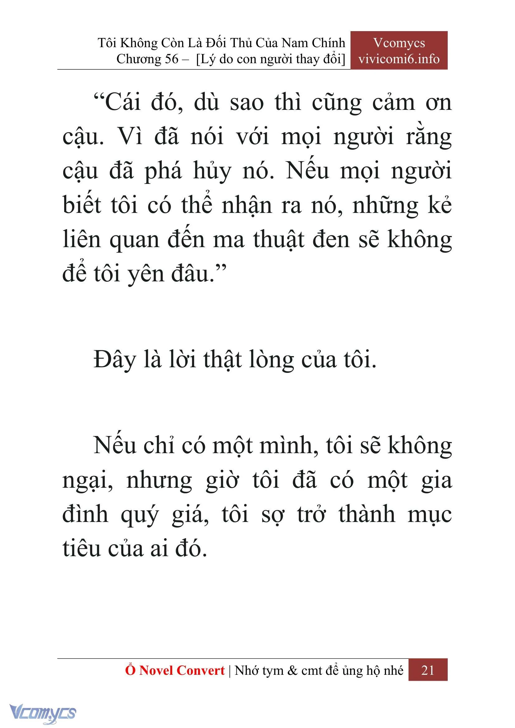 [Novel] Tôi Không Còn Là Đối Thủ Của Nam Chính Chapter  56 - 23