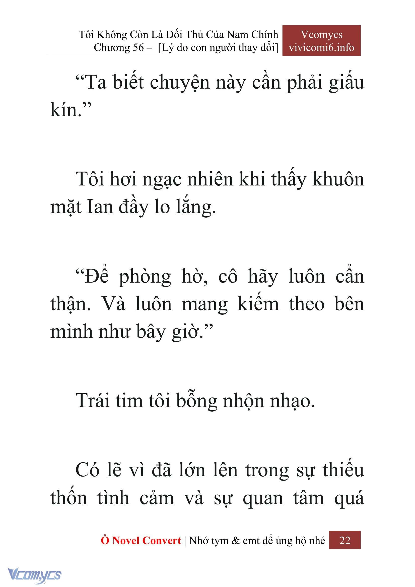 [Novel] Tôi Không Còn Là Đối Thủ Của Nam Chính Chapter  56 - 24