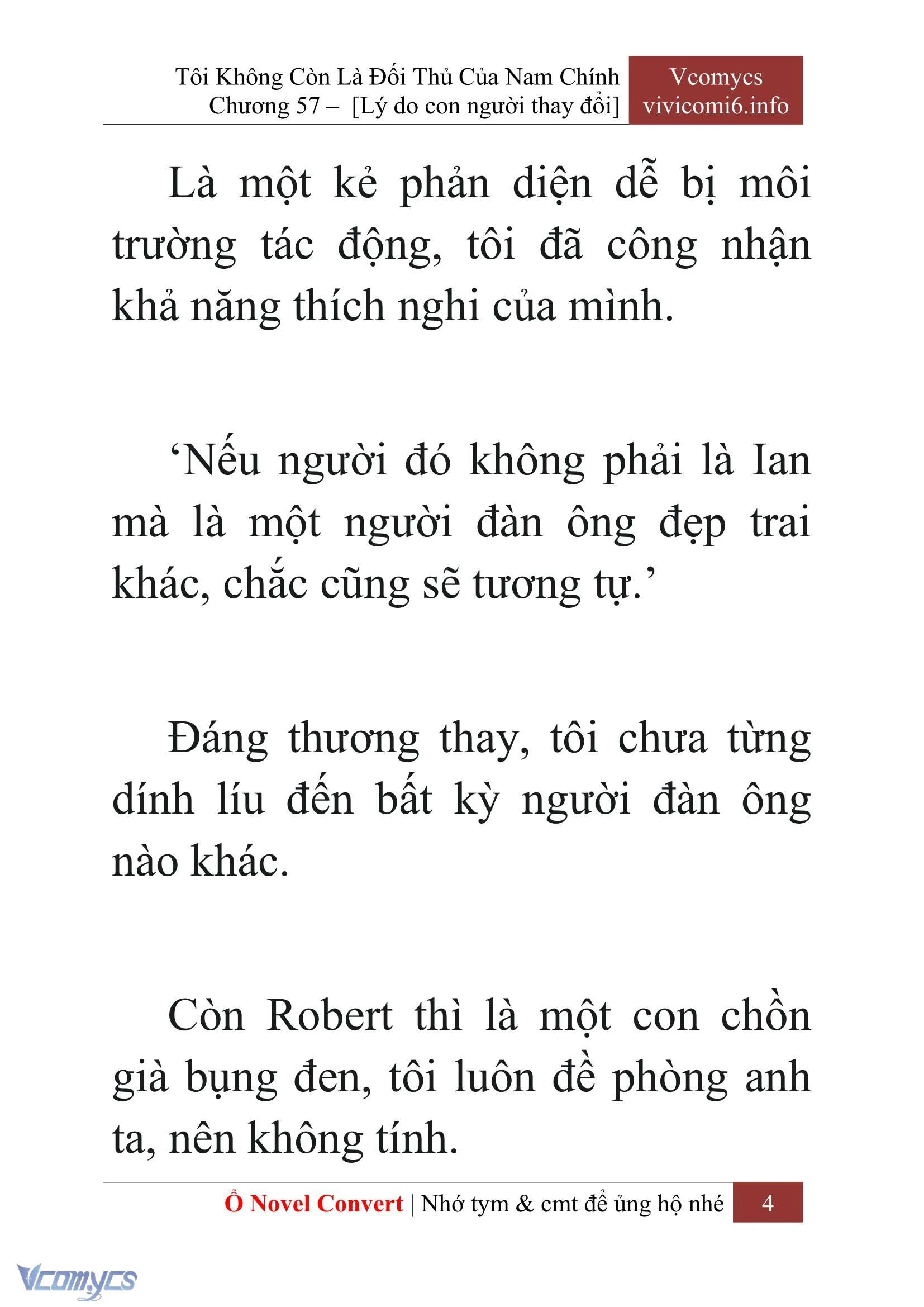 [Novel] Tôi Không Còn Là Đối Thủ Của Nam Chính Chapter  57 - 6
