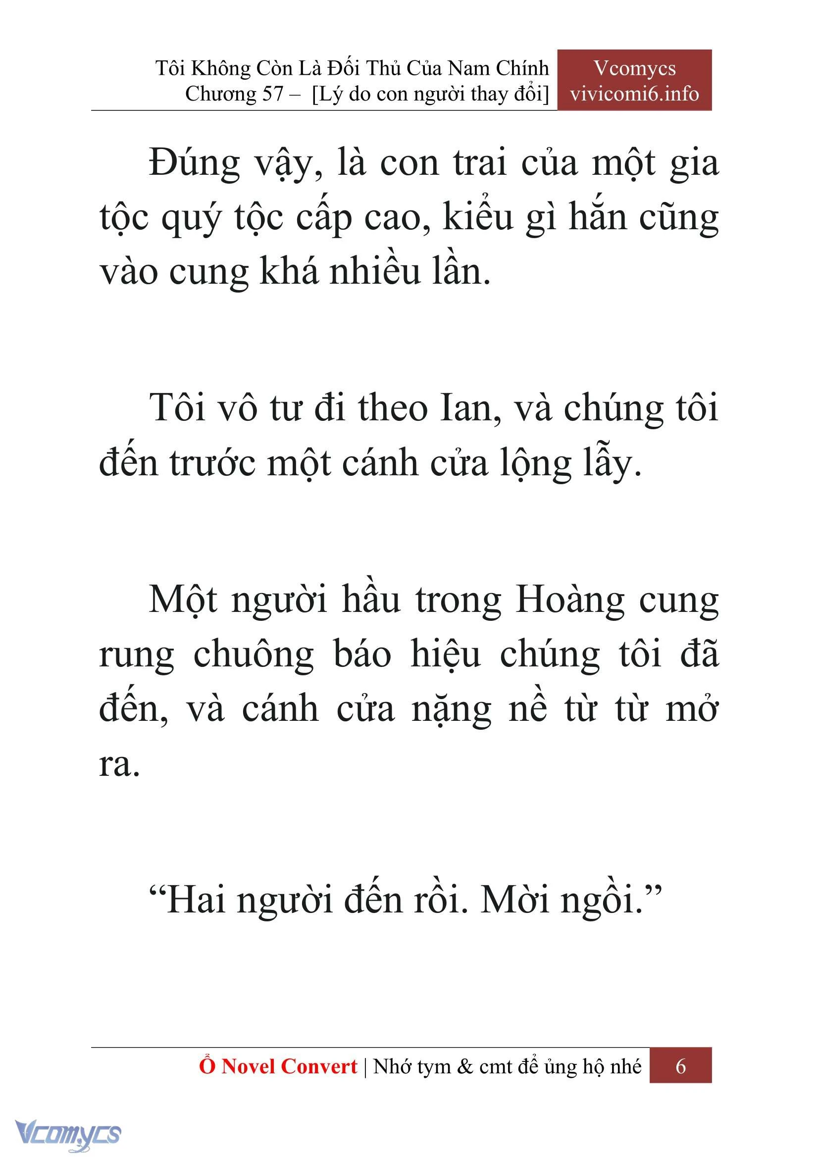 [Novel] Tôi Không Còn Là Đối Thủ Của Nam Chính Chapter  57 - 8