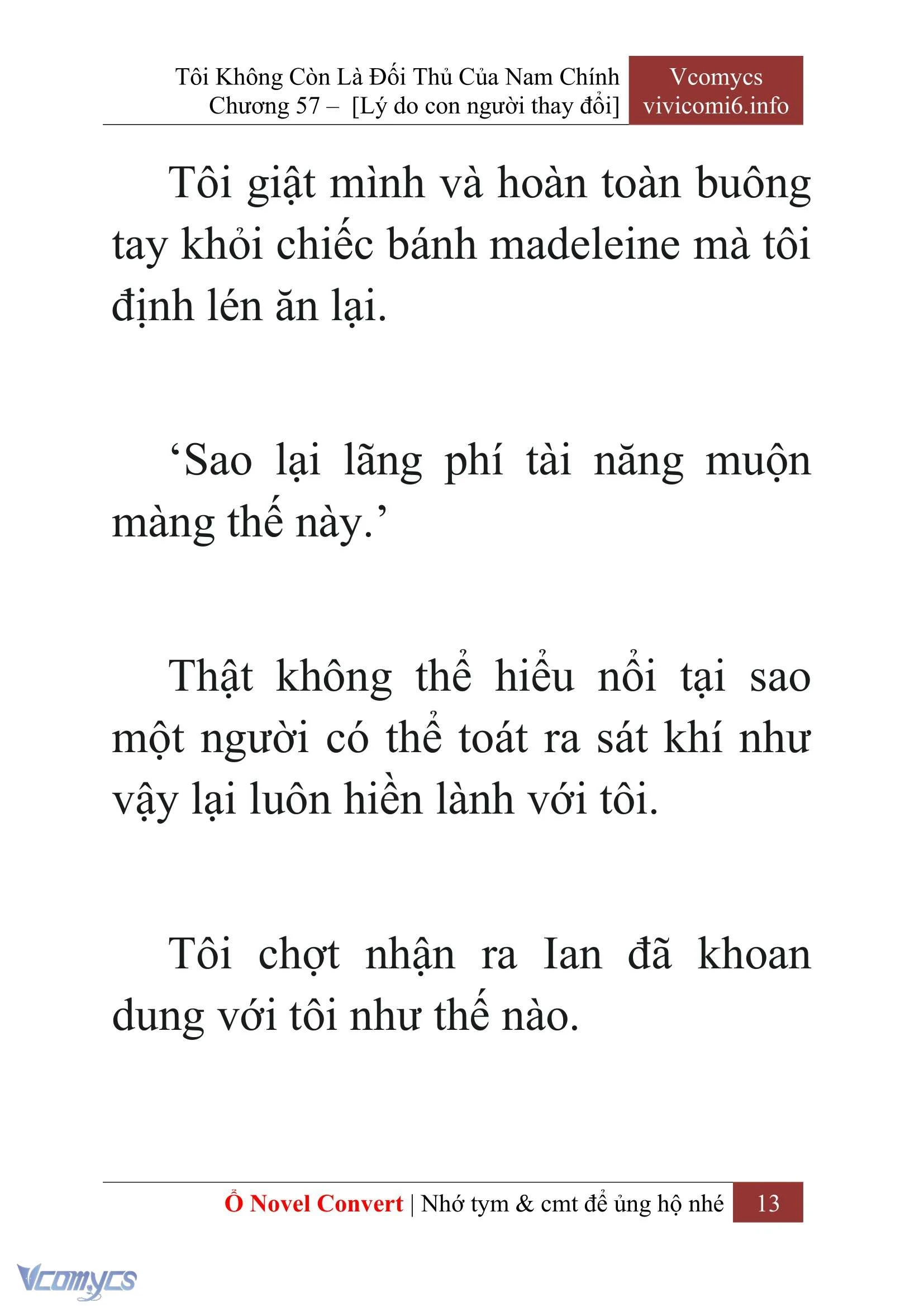 [Novel] Tôi Không Còn Là Đối Thủ Của Nam Chính Chapter  57 - 15