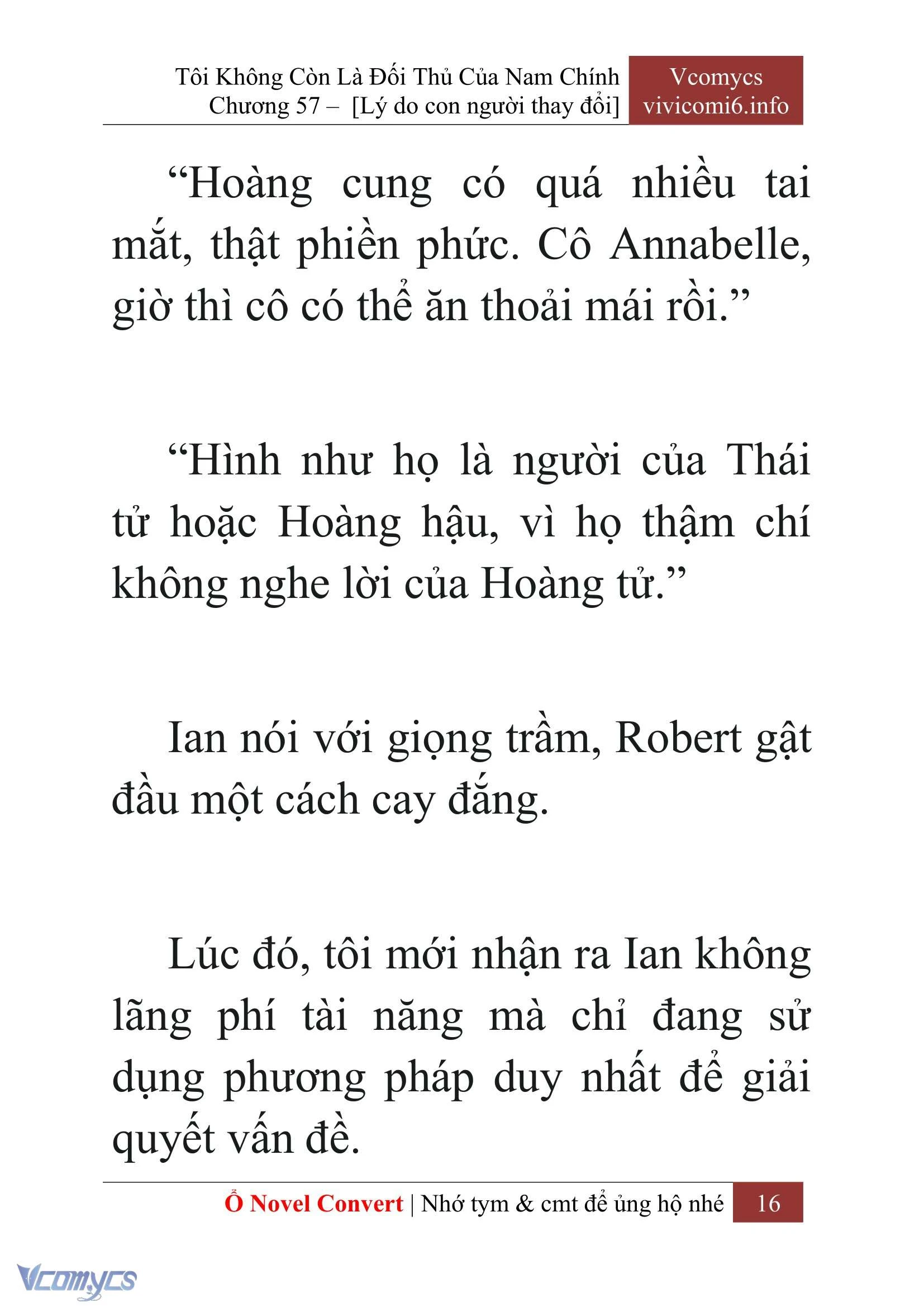 [Novel] Tôi Không Còn Là Đối Thủ Của Nam Chính Chapter  57 - 18