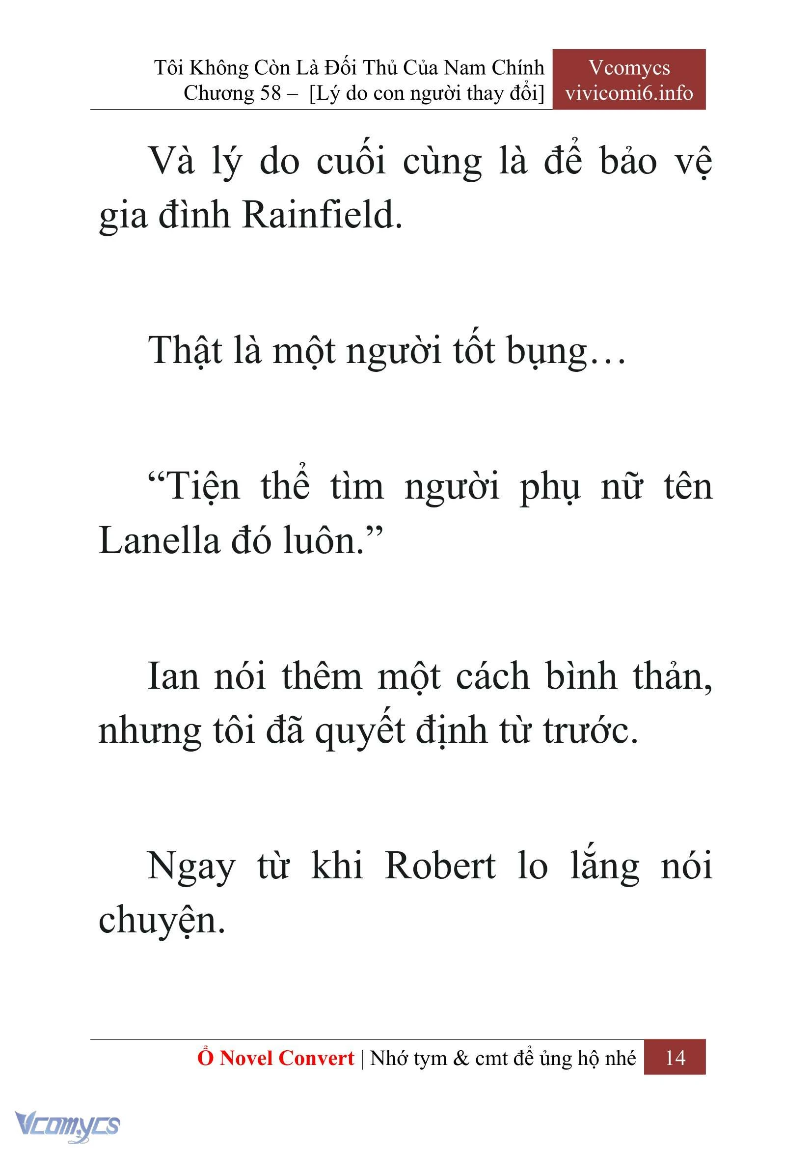 [Novel] Tôi Không Còn Là Đối Thủ Của Nam Chính Chapter  58 - 16
