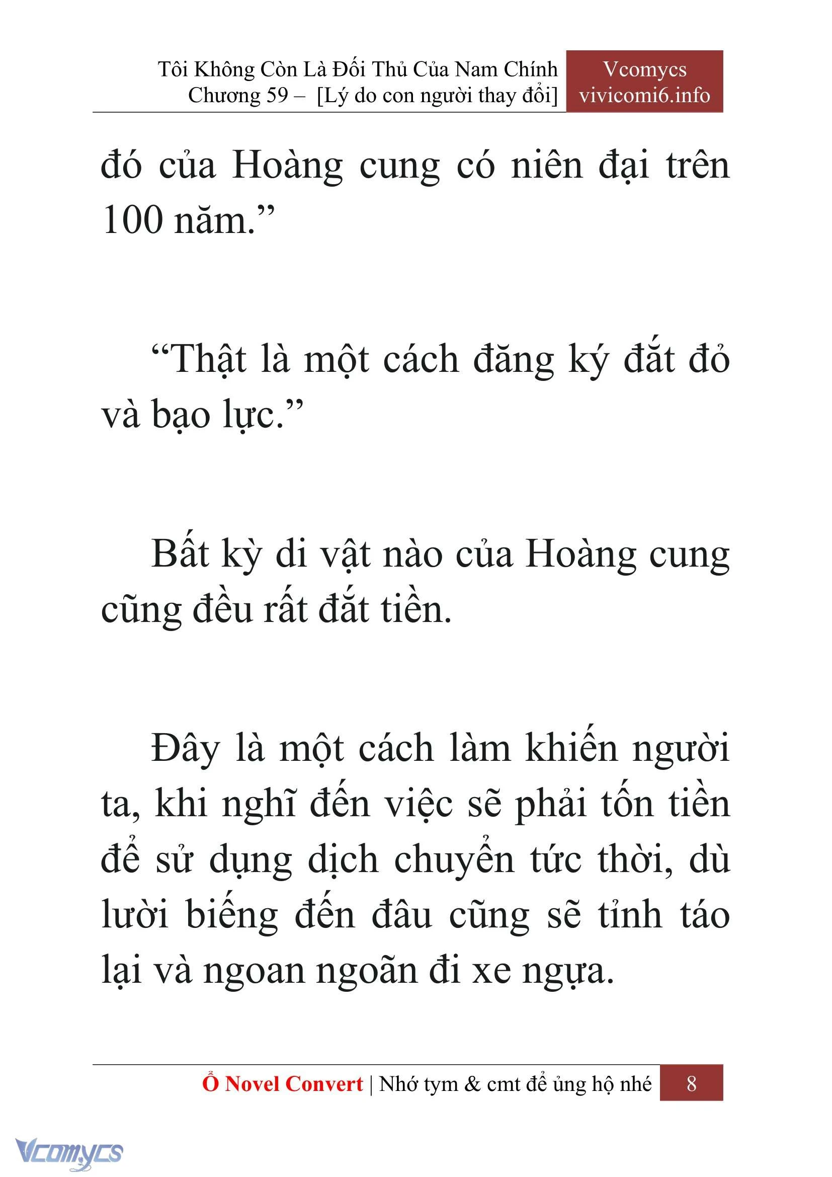 [Novel] Tôi Không Còn Là Đối Thủ Của Nam Chính Chapter  59 - 10