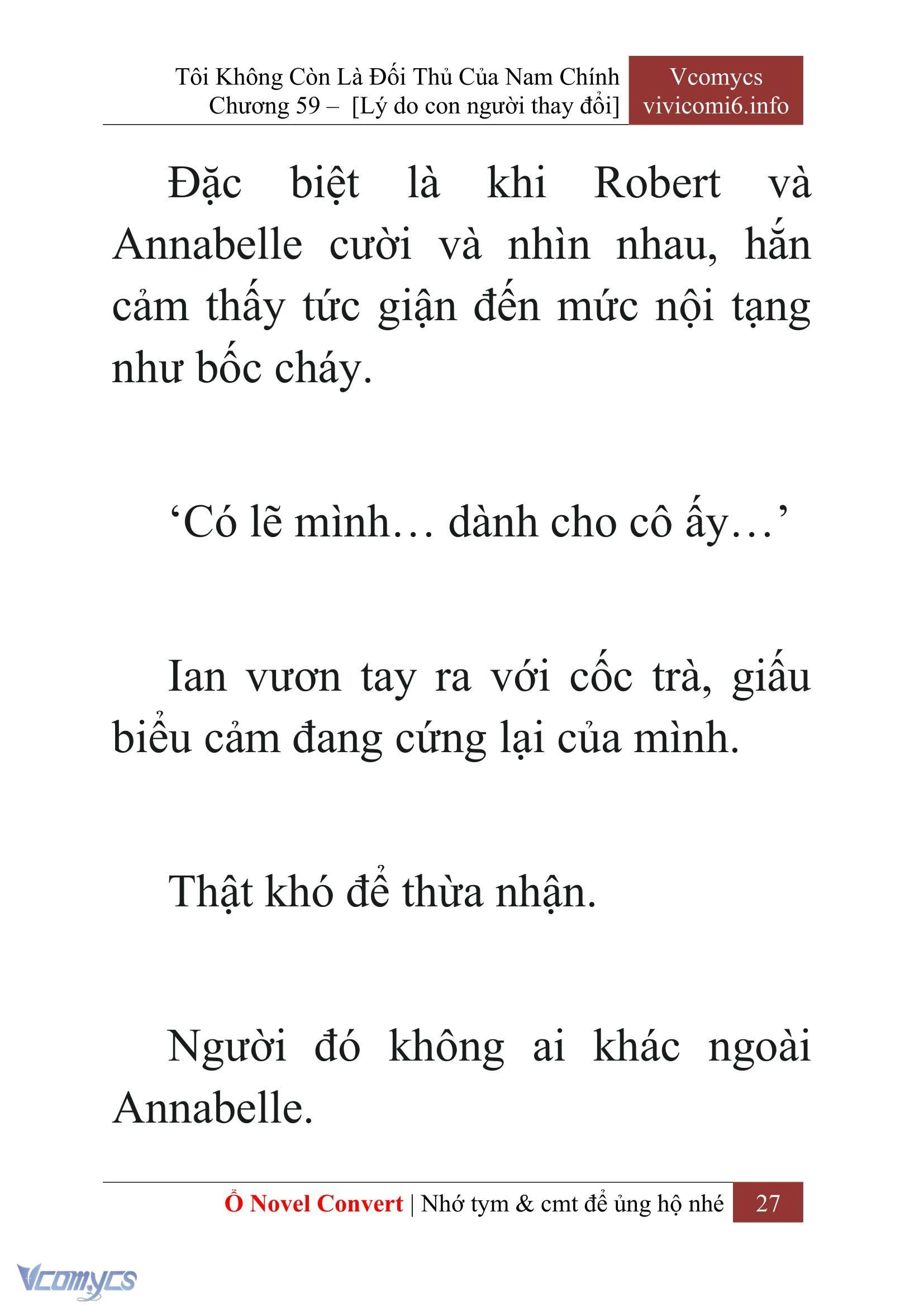 [Novel] Tôi Không Còn Là Đối Thủ Của Nam Chính Chapter  59 - 29