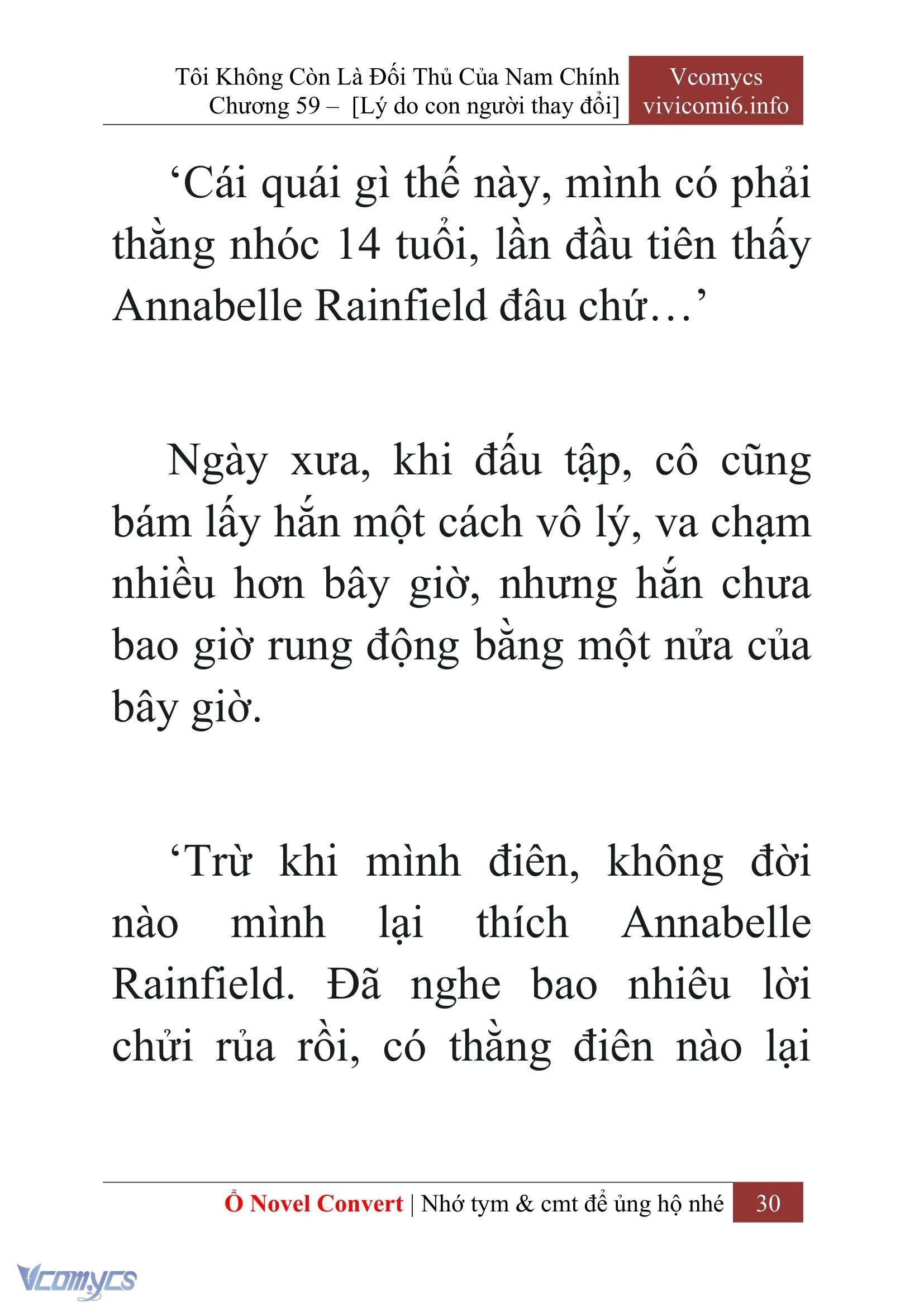 [Novel] Tôi Không Còn Là Đối Thủ Của Nam Chính Chapter  59 - 32