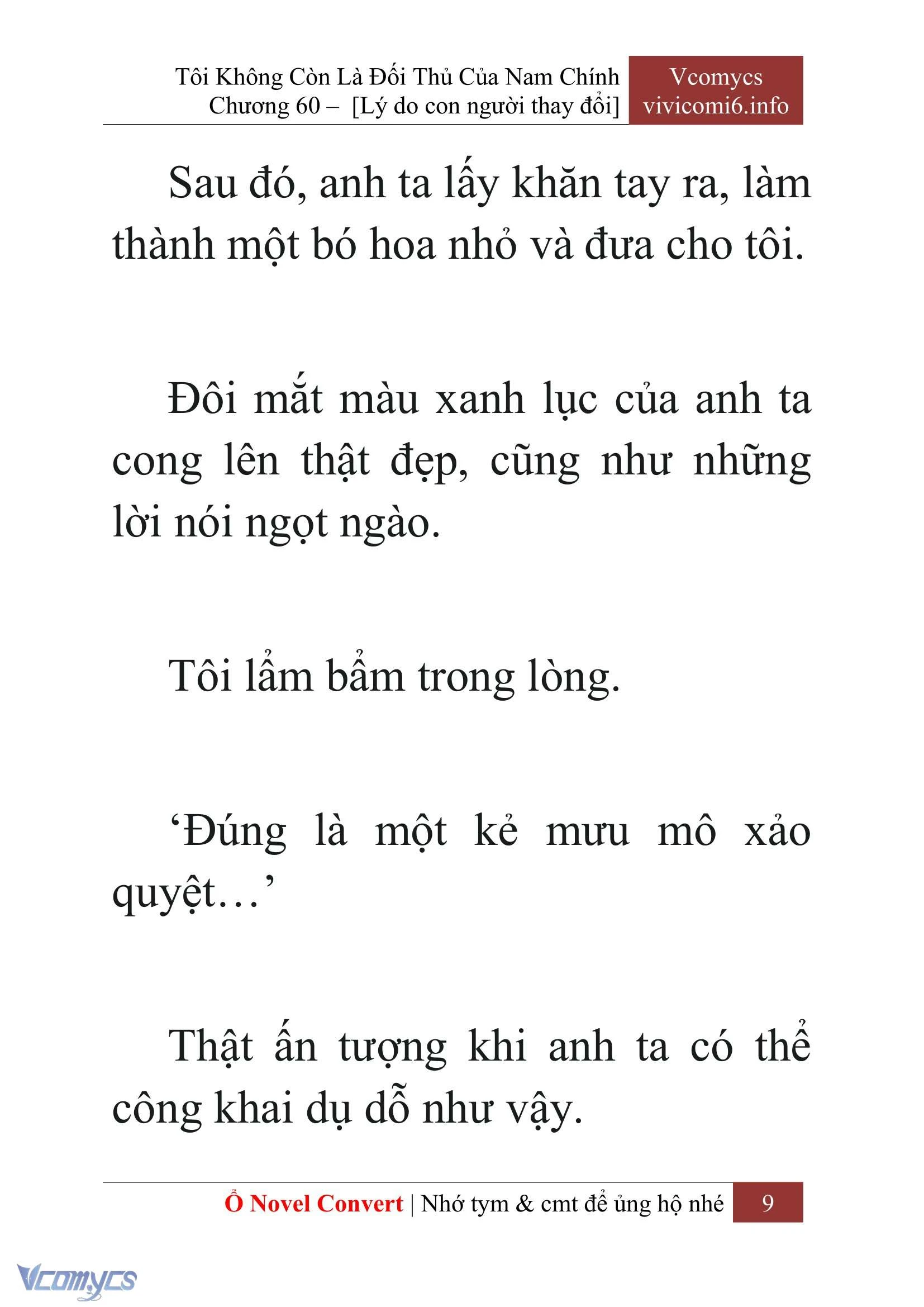 [Novel] Tôi Không Còn Là Đối Thủ Của Nam Chính Chapter  60 - 11