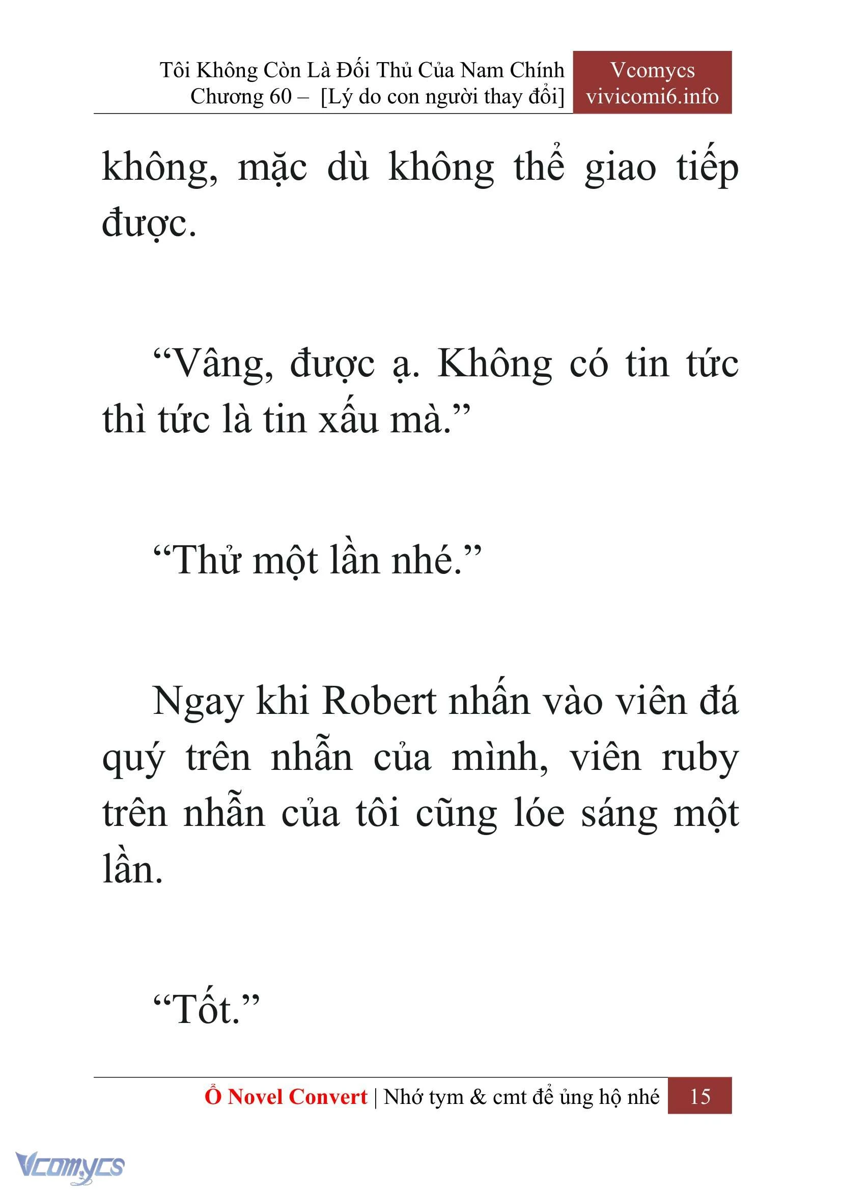 [Novel] Tôi Không Còn Là Đối Thủ Của Nam Chính Chapter  60 - 17