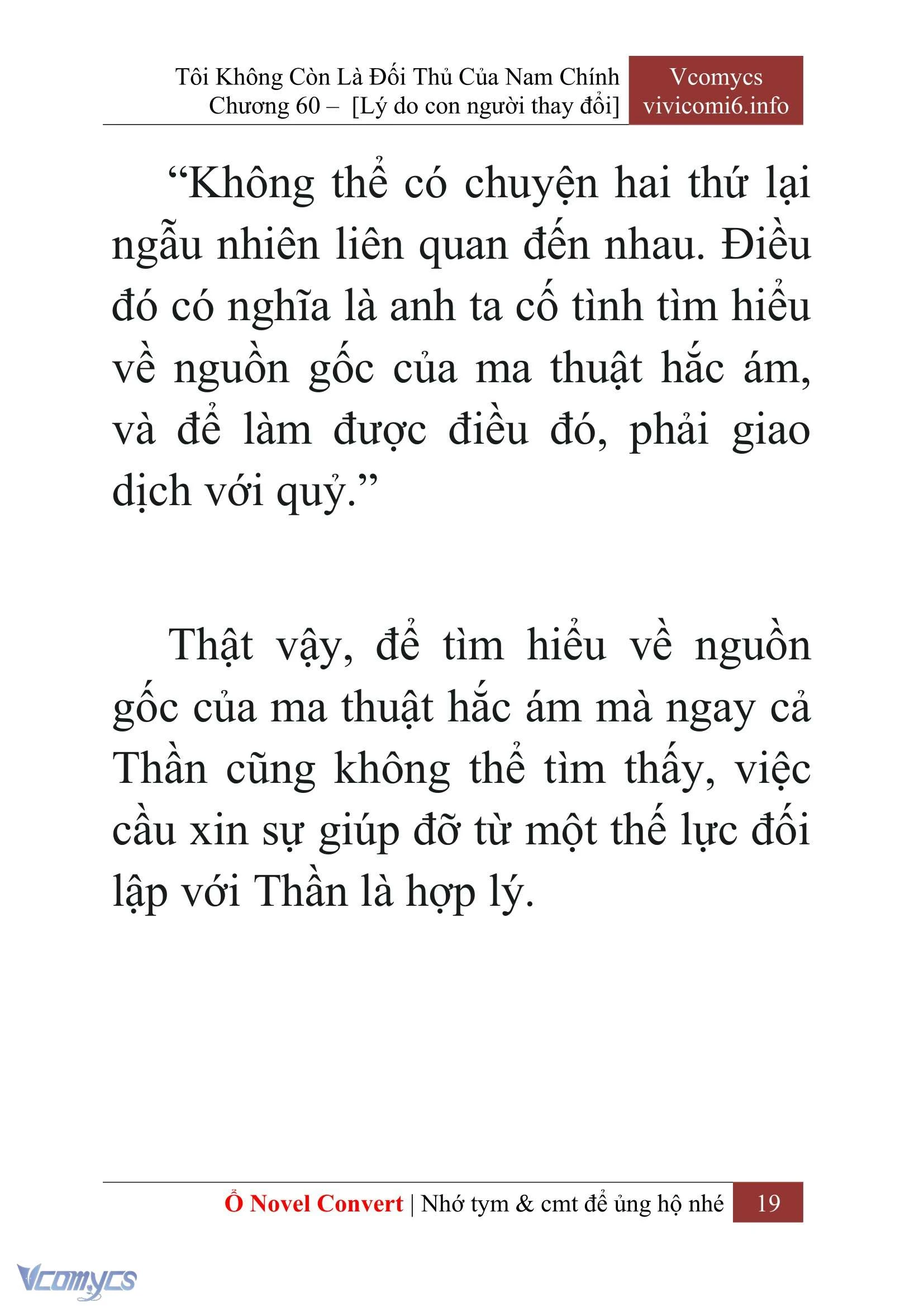 [Novel] Tôi Không Còn Là Đối Thủ Của Nam Chính Chapter  60 - 21