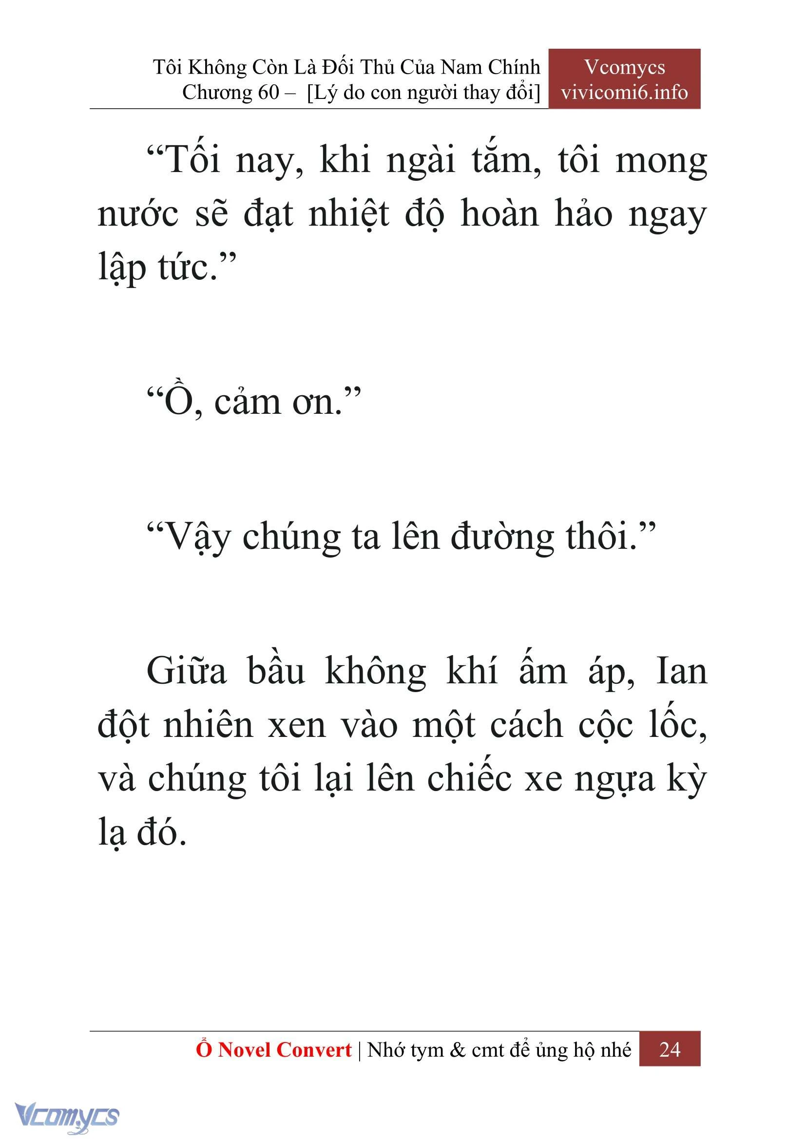[Novel] Tôi Không Còn Là Đối Thủ Của Nam Chính Chapter  60 - 26