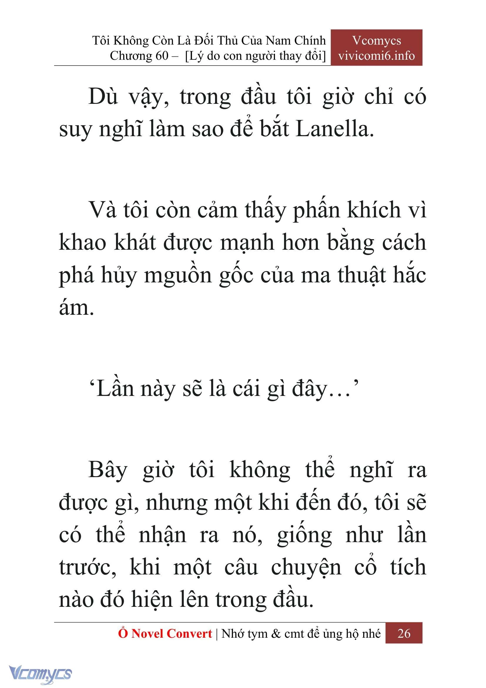 [Novel] Tôi Không Còn Là Đối Thủ Của Nam Chính Chapter  60 - 28