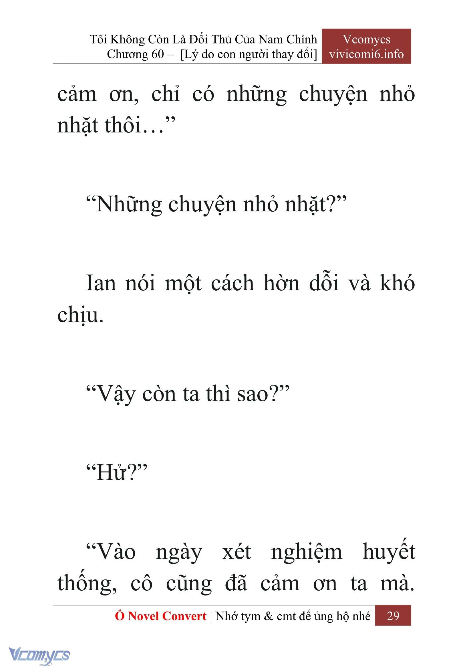 [Novel] Tôi Không Còn Là Đối Thủ Của Nam Chính Chapter  60 - 31