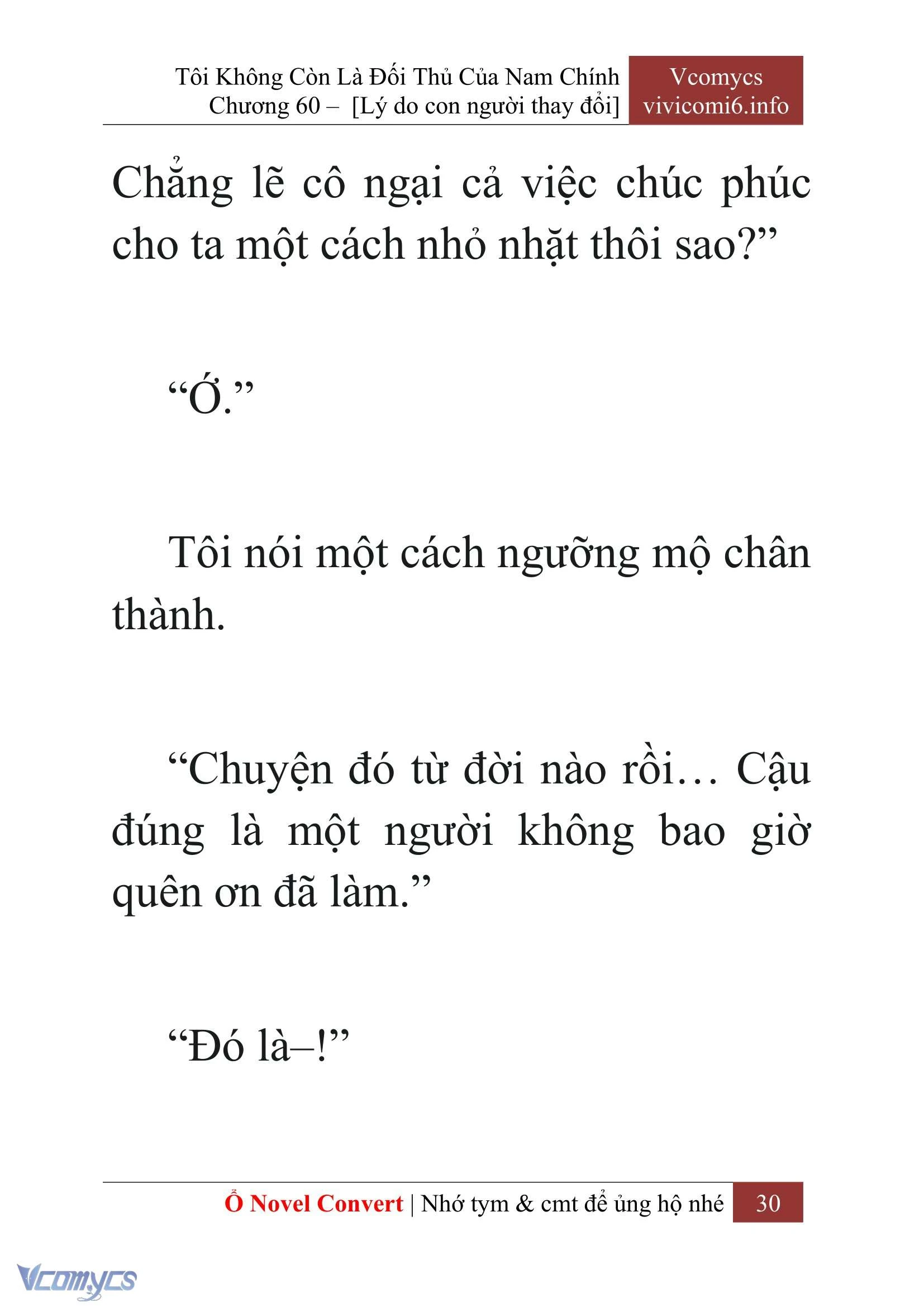[Novel] Tôi Không Còn Là Đối Thủ Của Nam Chính Chapter  60 - 32